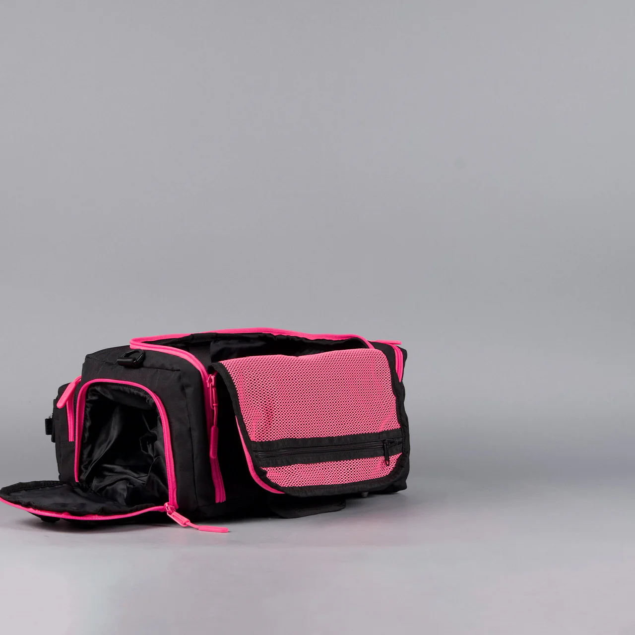 20L Mini Duffle Bag Black Neon Pink - Image 14