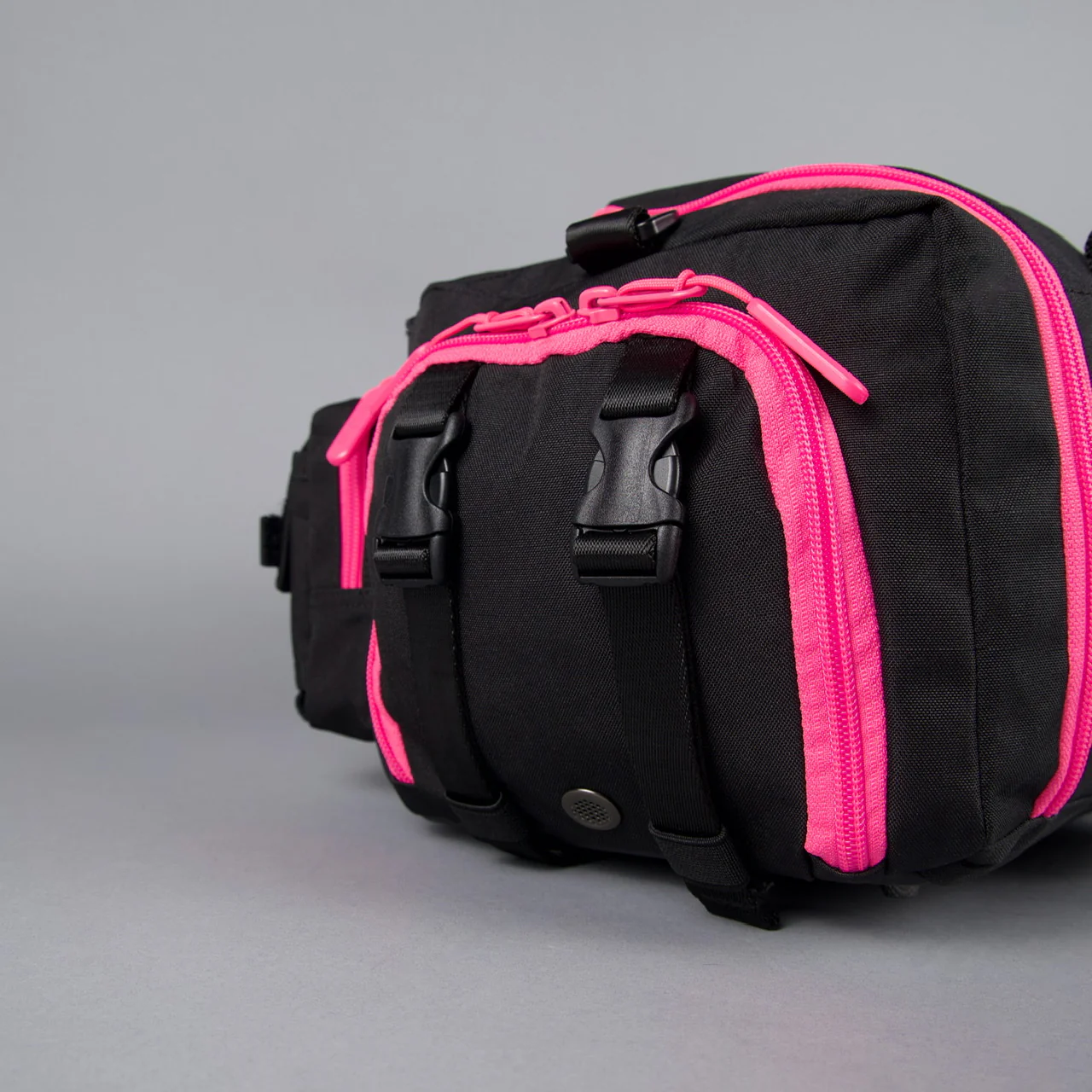 20L Mini Duffle Bag Black Neon Pink - Image 25