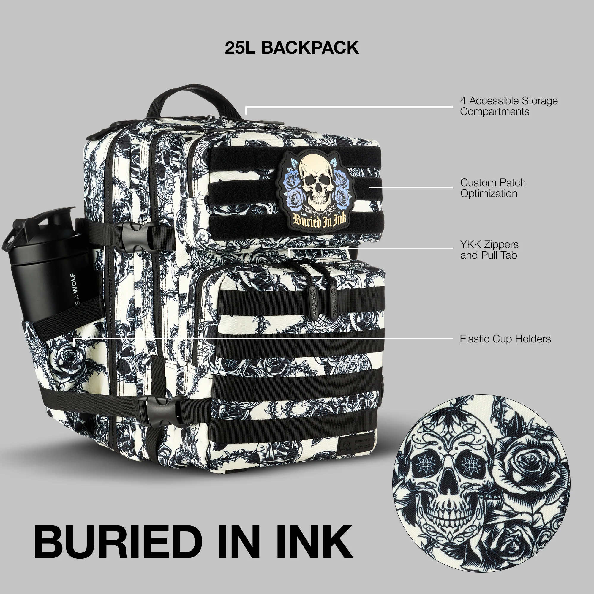 25L Backpack Buried In Ink - Image 2