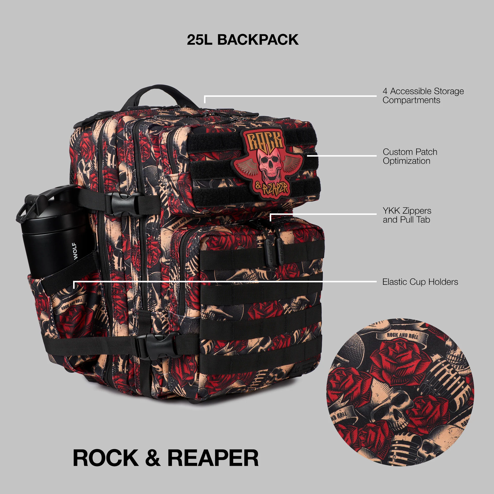 25L Backpack Rock & Reaper - Image 2