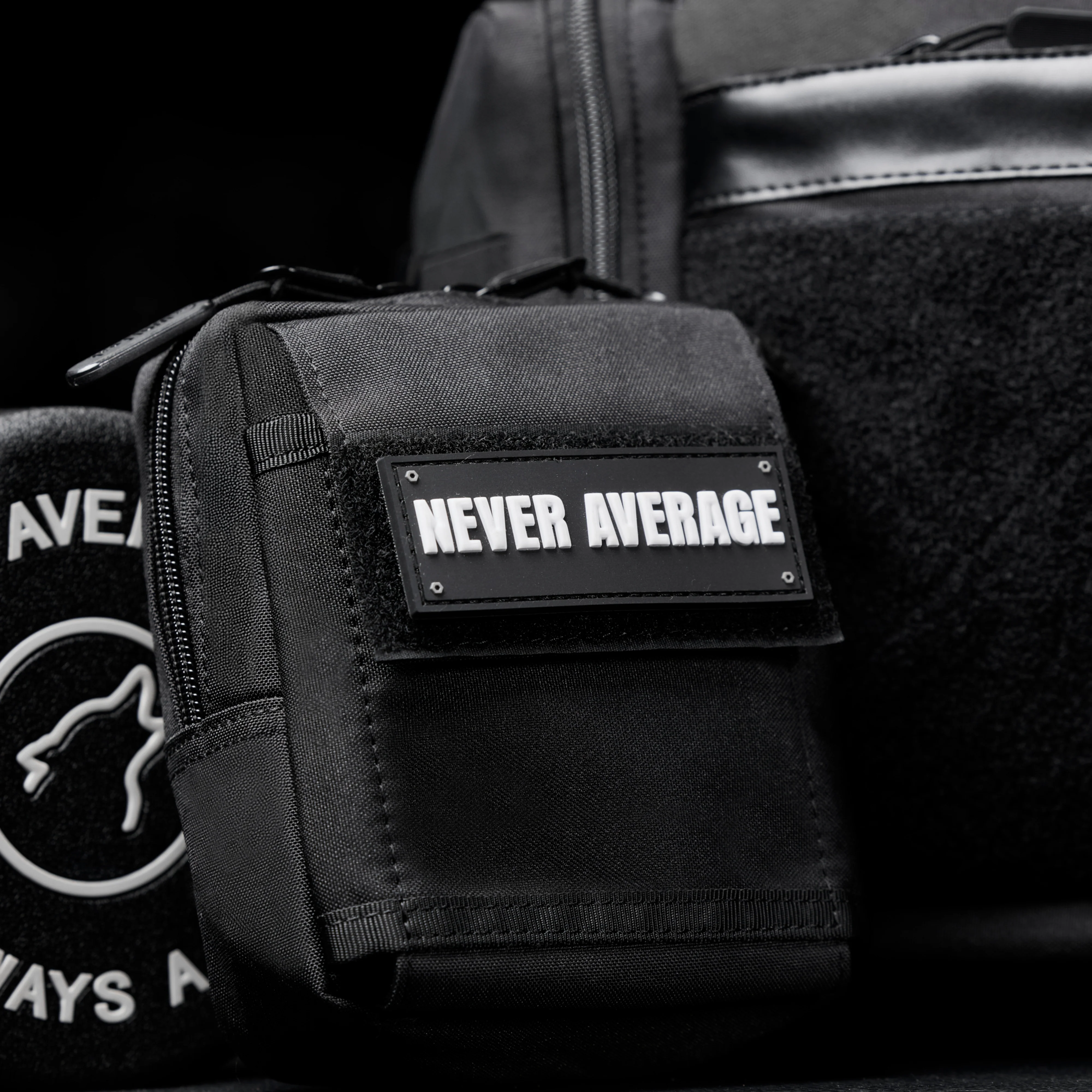 30L Perfect Duffle Bag Alpha Black (3 Pockets w/Full Velcro Front Pre-Order)  9/30/26 - Image 7
