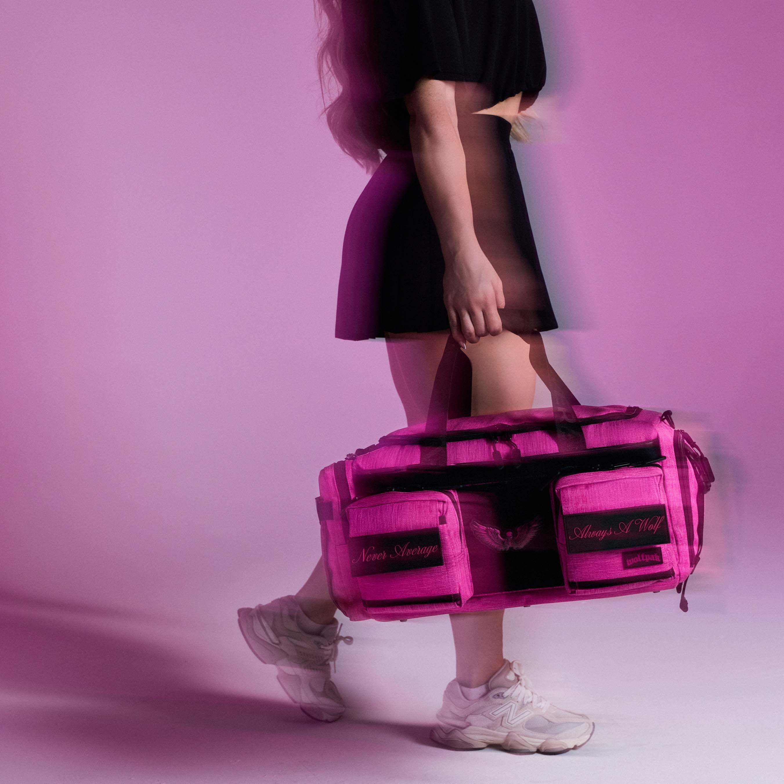 30L Perfect Duffle Bag Deathwing Pink - Image 10