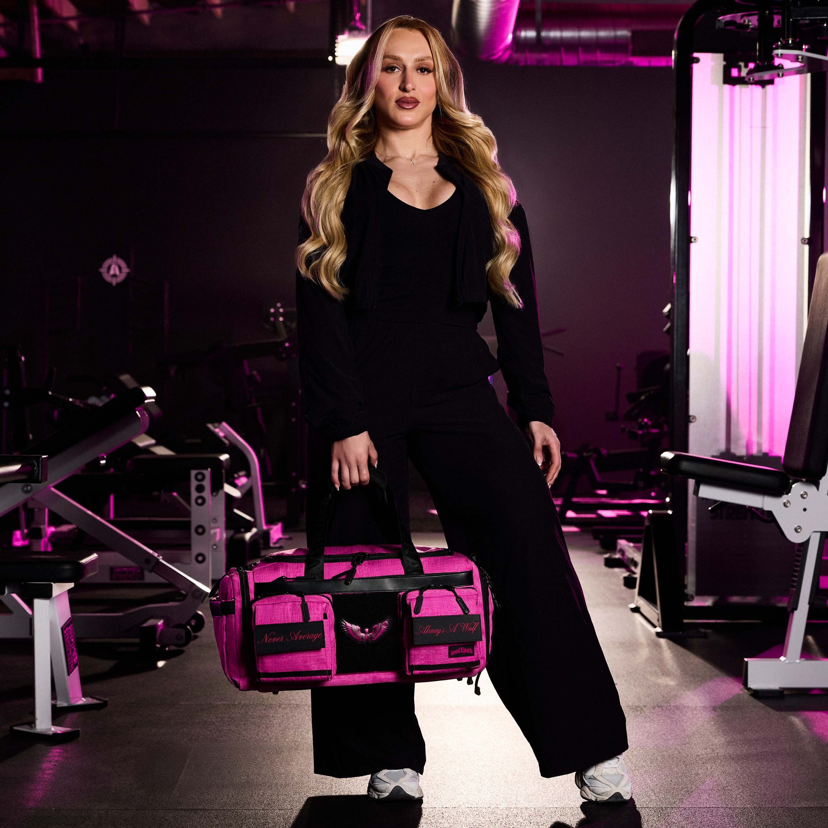 30L Perfect Duffle Bag Deathwing Pink - Image 11