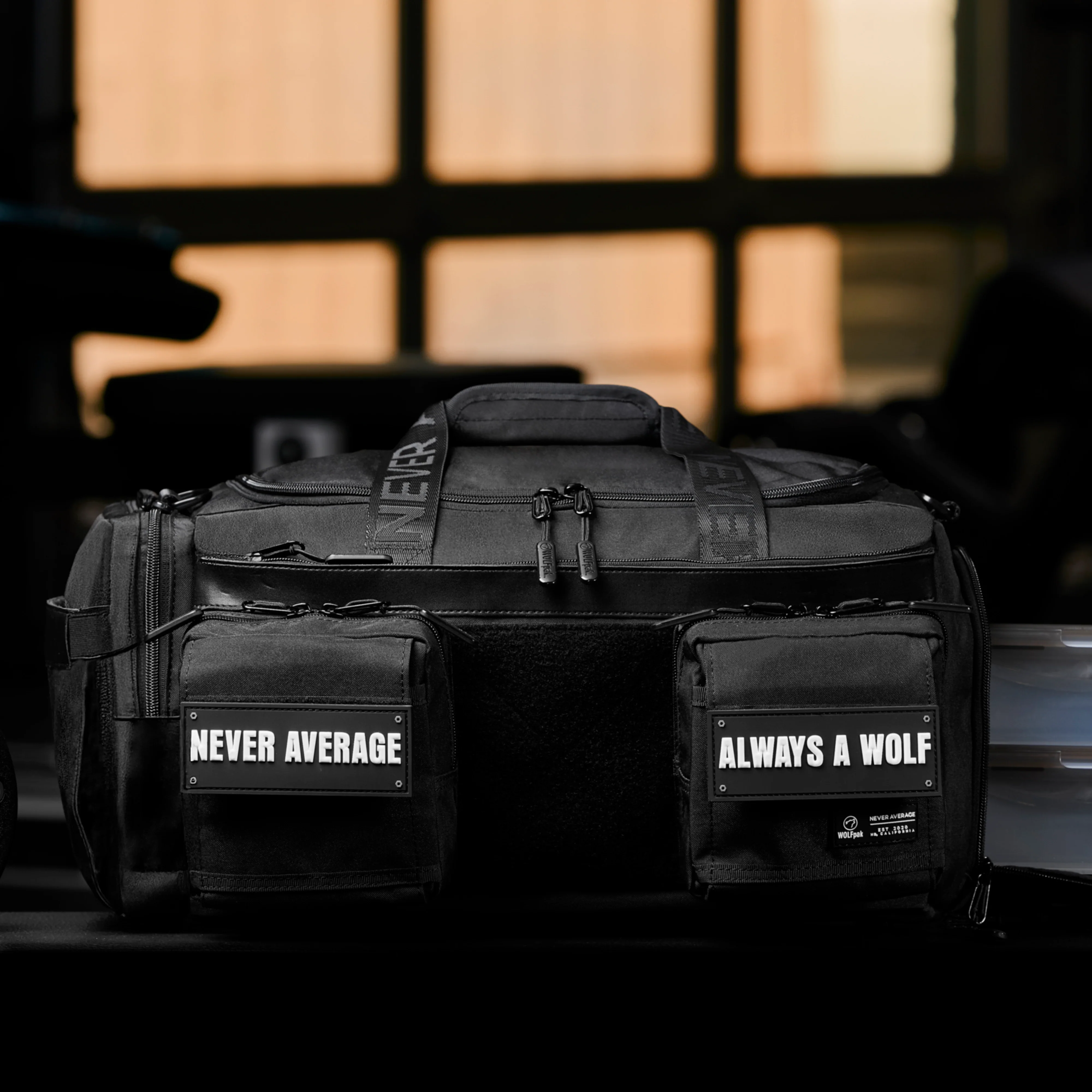 40L Alpha Black Meal Management Duffle Bag