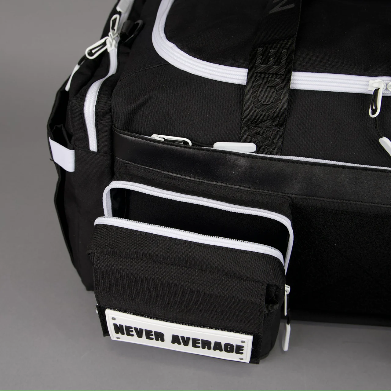 40L Ultimate Duffle Bag Alpha Black White Accents - Image 17