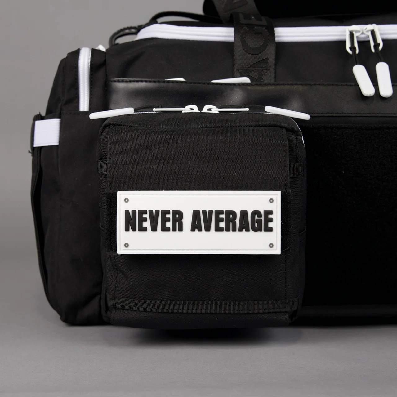 40L Ultimate Duffle Bag Alpha Black White Accents - Image 9