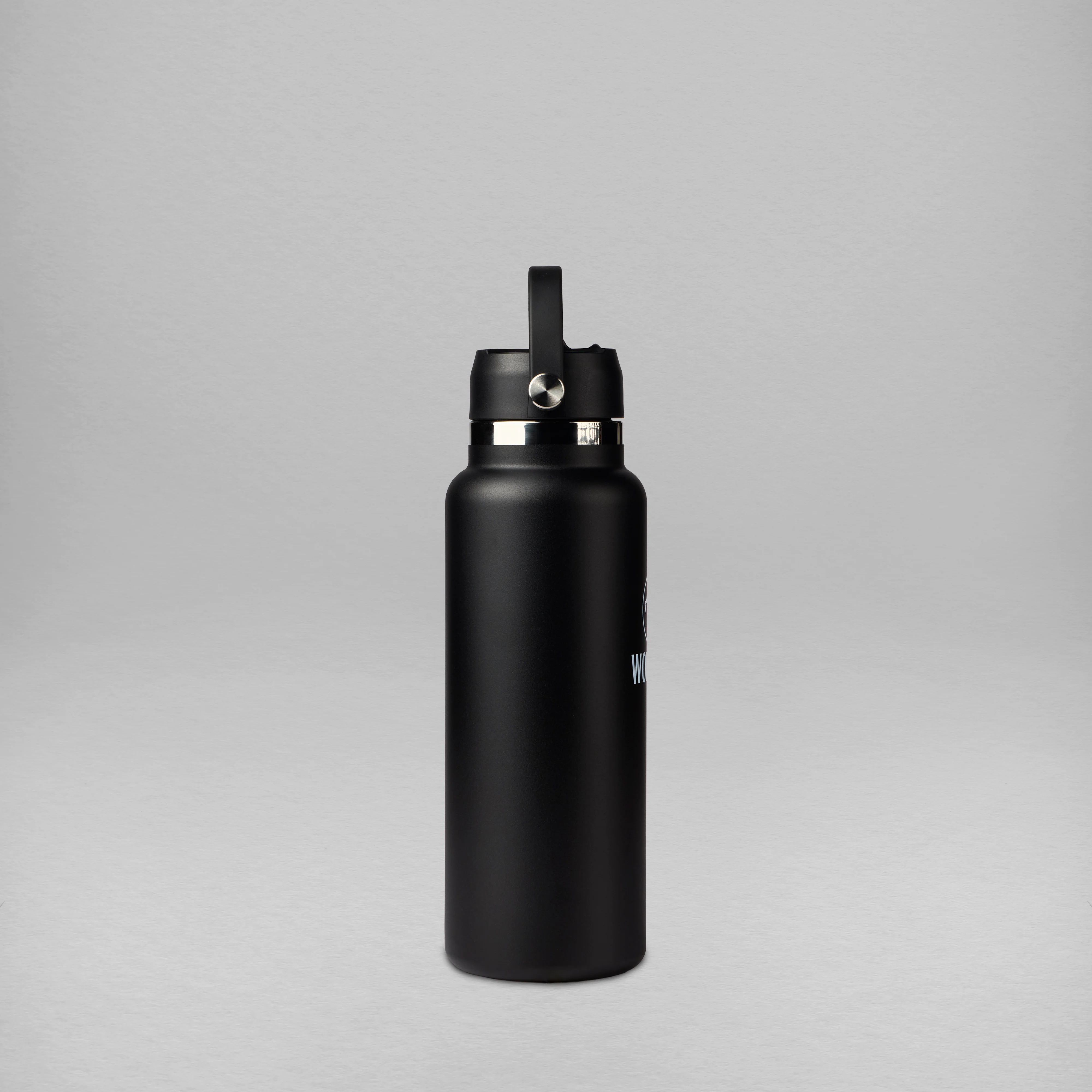 40oz Flask Alpha Black - Image 3