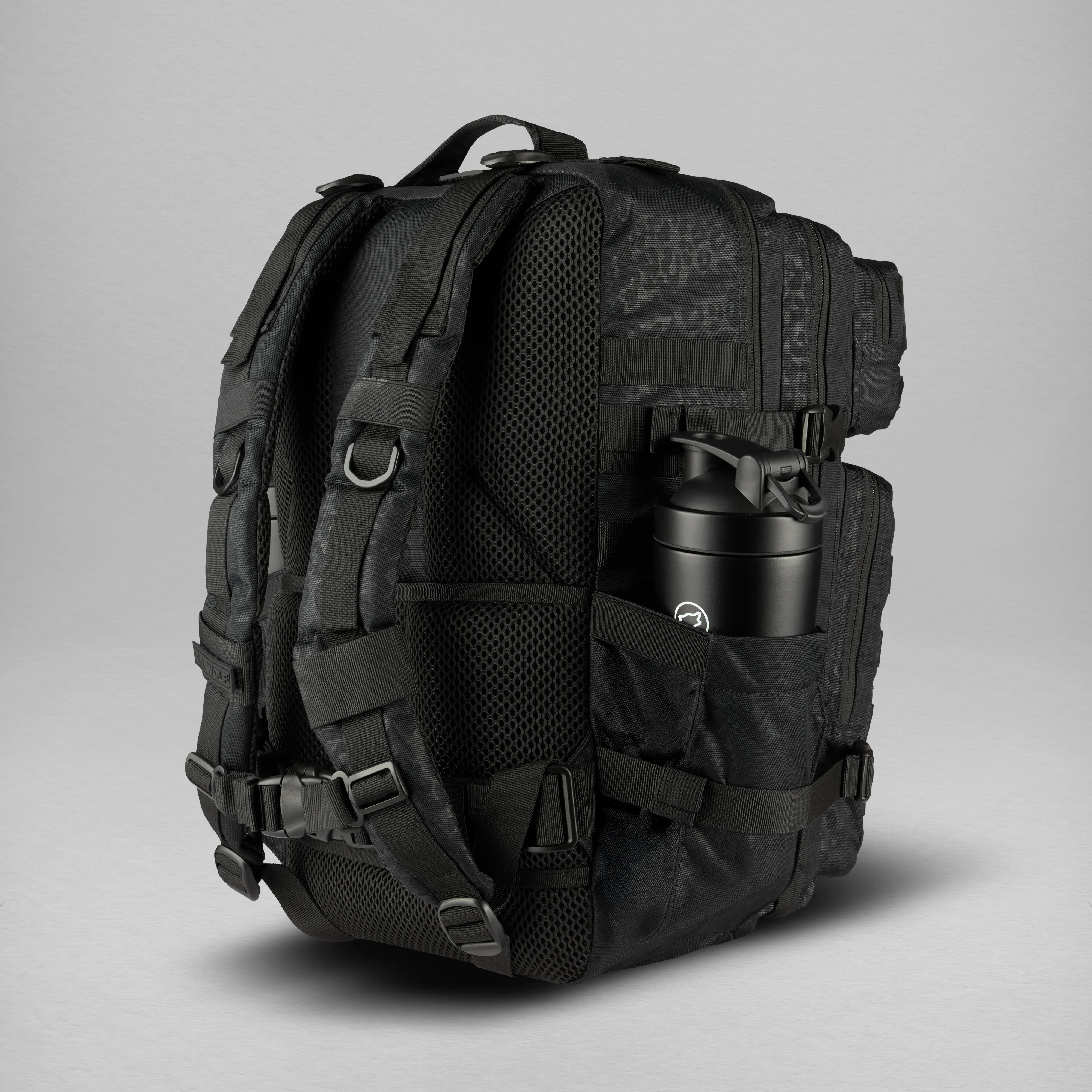 45L Backpack Black Leopard - Image 4