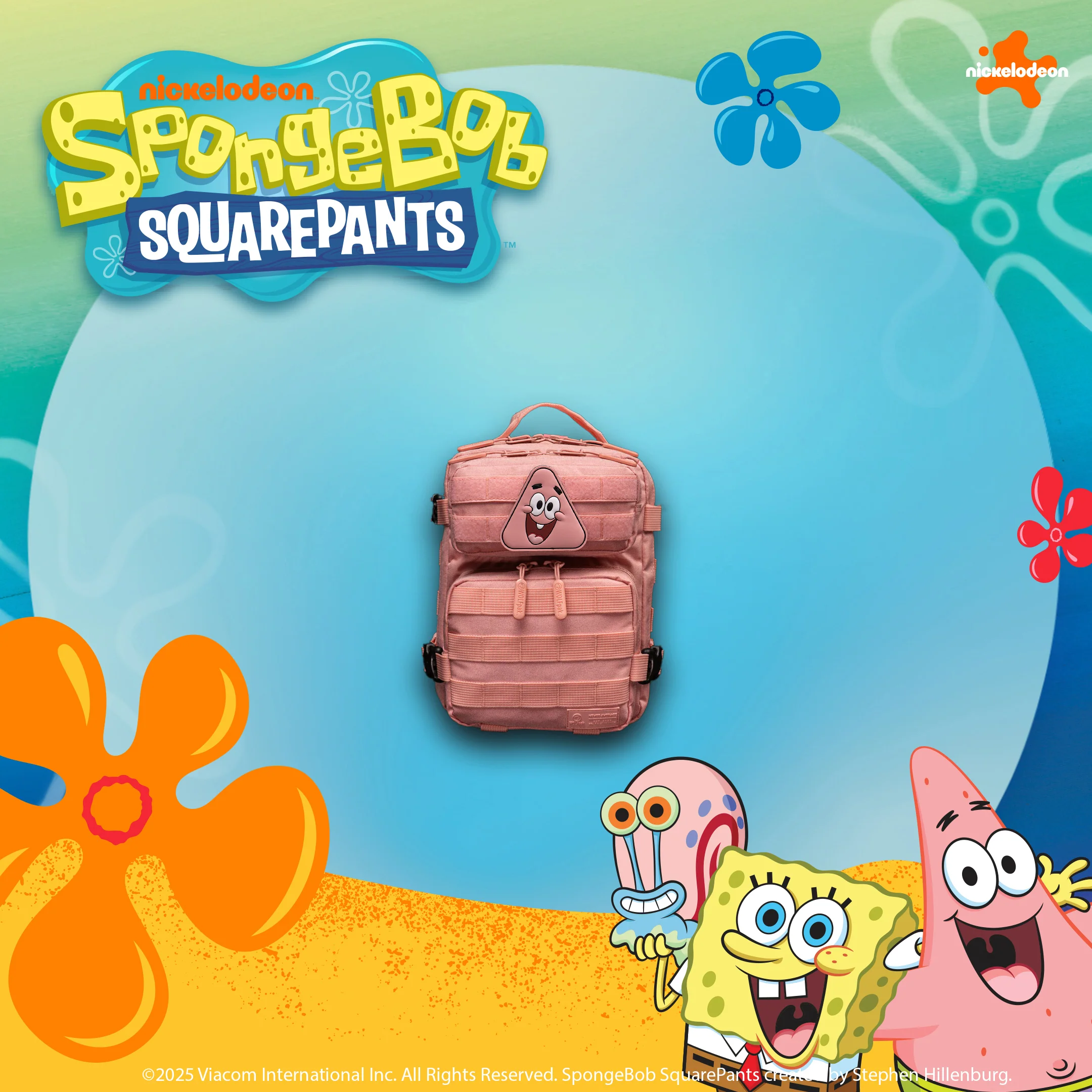 Patrick Star 9L Mini BackpackWith Removable Patch Set Sale - Image 2