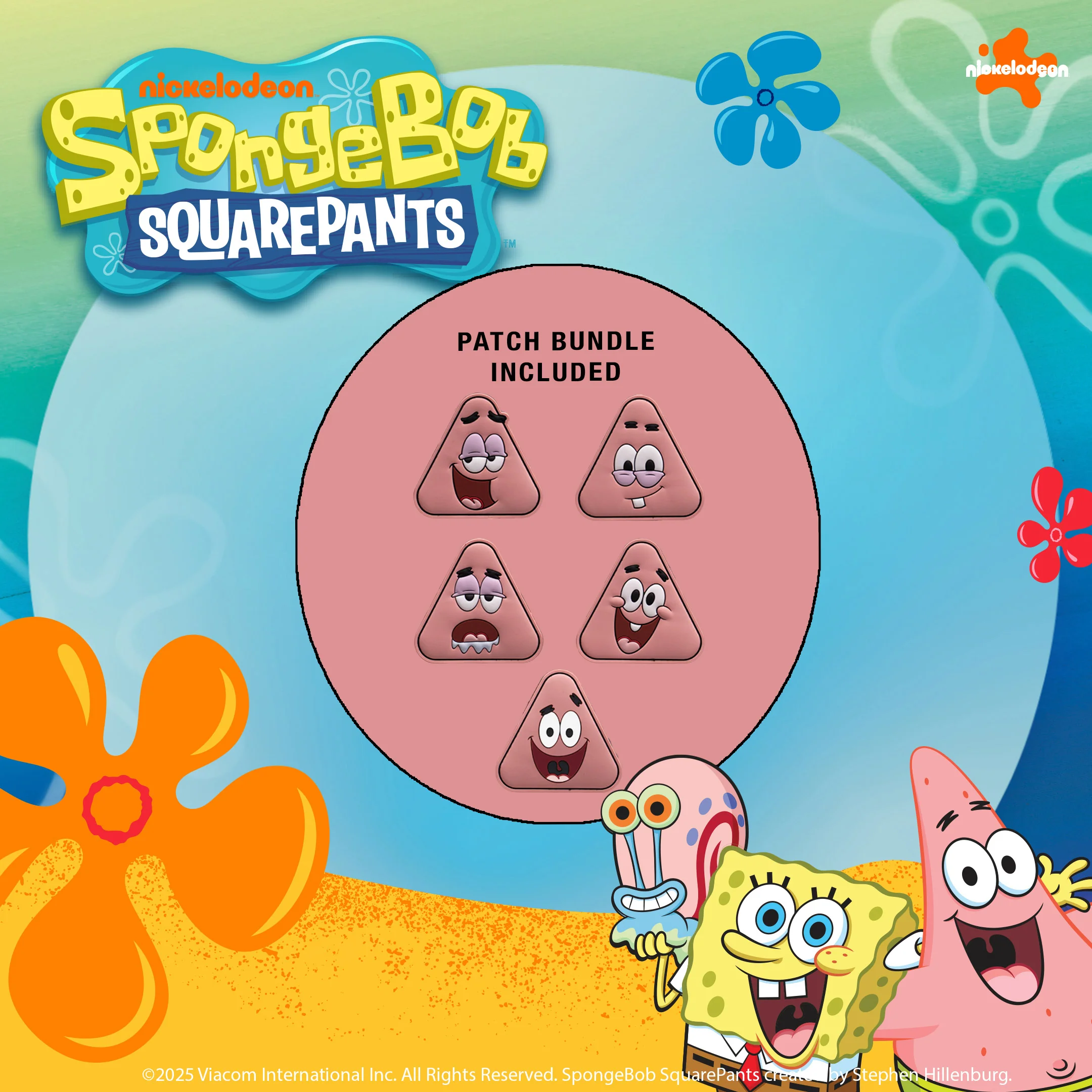 Patrick Star 9L Mini BackpackWith Removable Patch Set Sale - Image 3