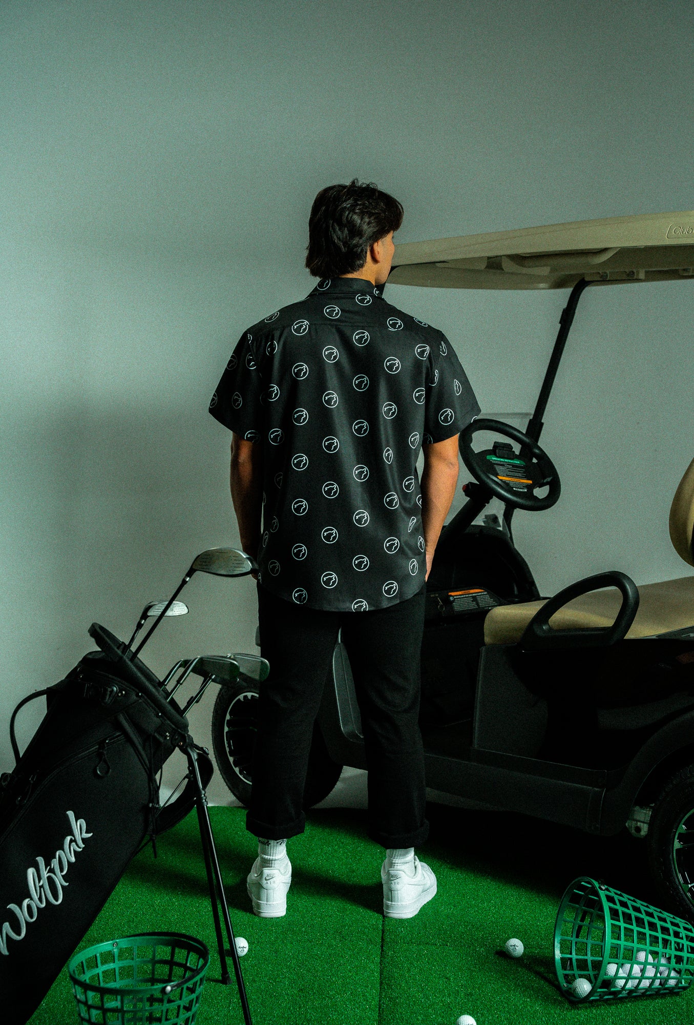 Alpha Black Country Club Button Up - Image 6