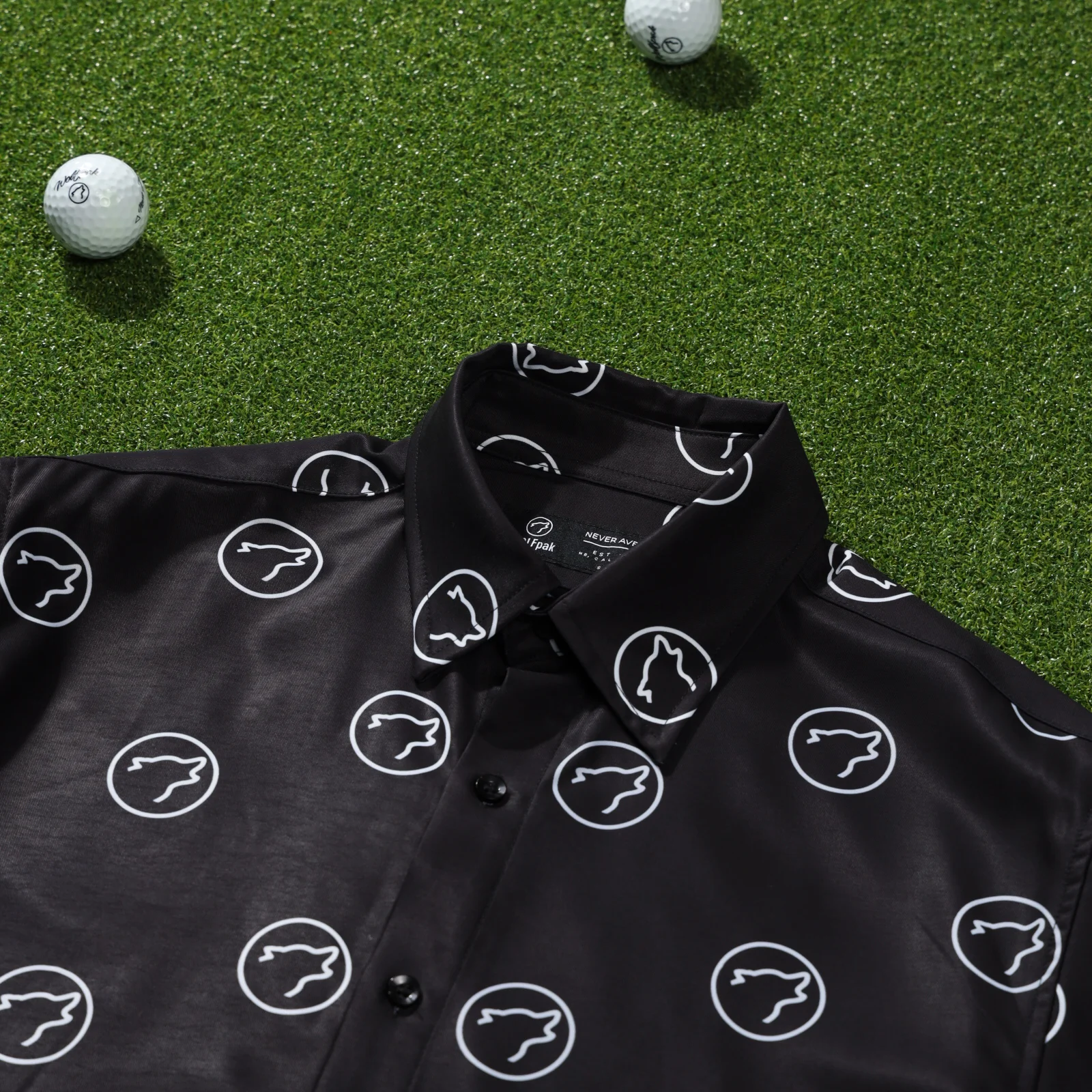 Alpha Black Country Club Button Up - Image 9