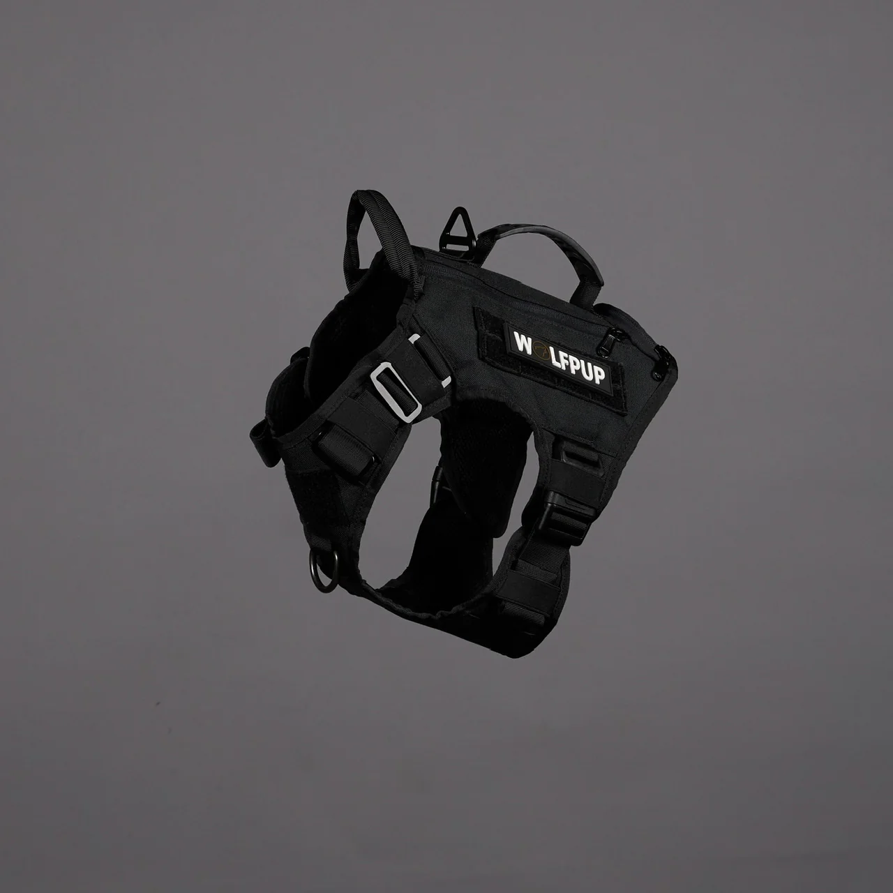 Alpha Black Tactical Dog Vest Harness - Image 6