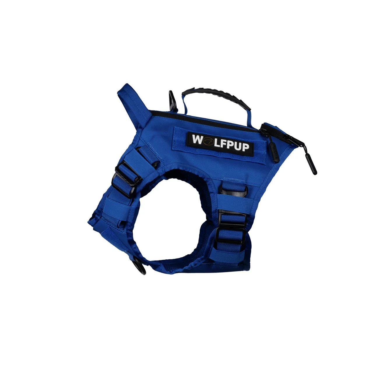 Blue Tactical Dog Vest Harness - Image 2