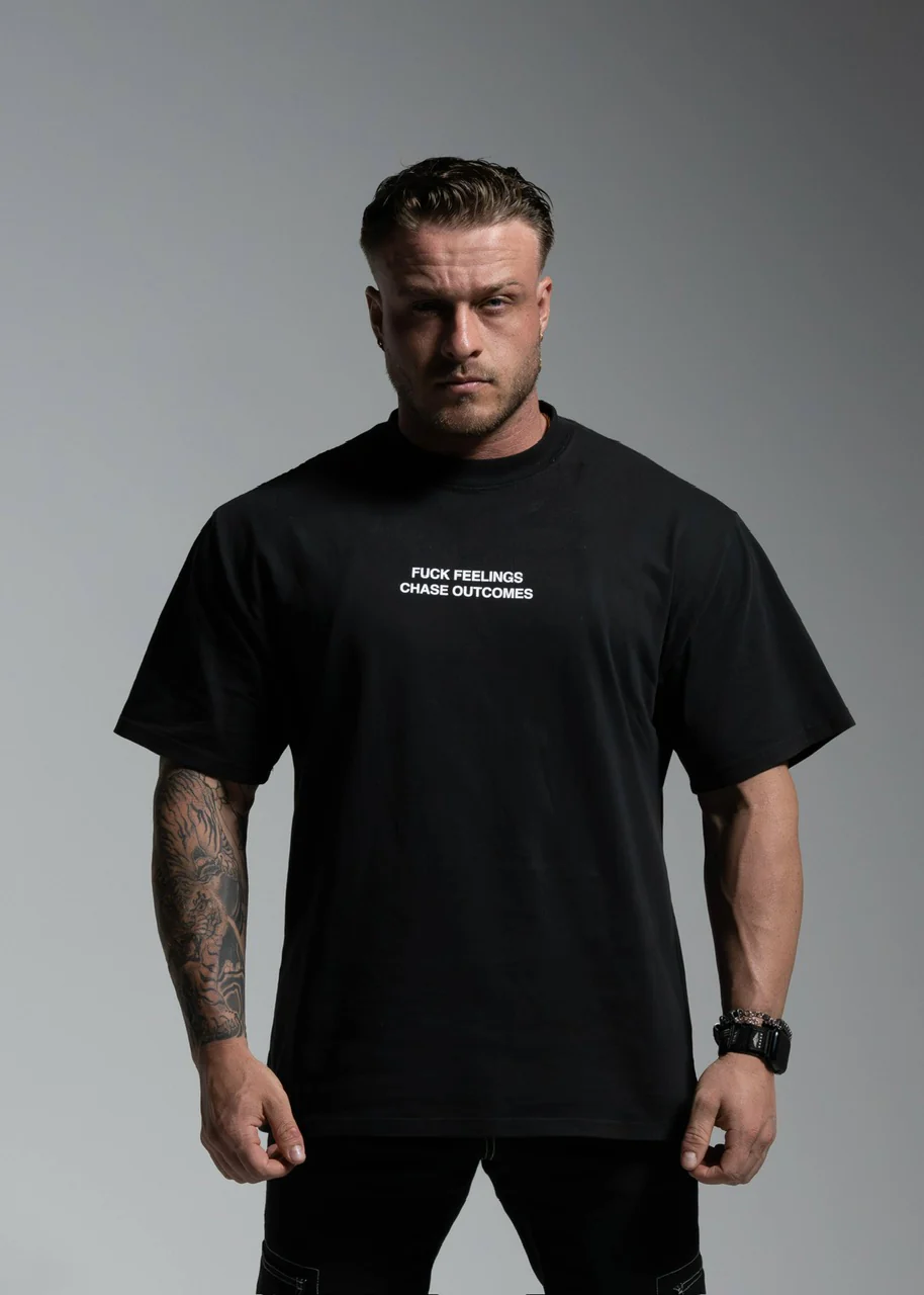 Core "CHASE OUTCOMES" Graphic T-Shirt