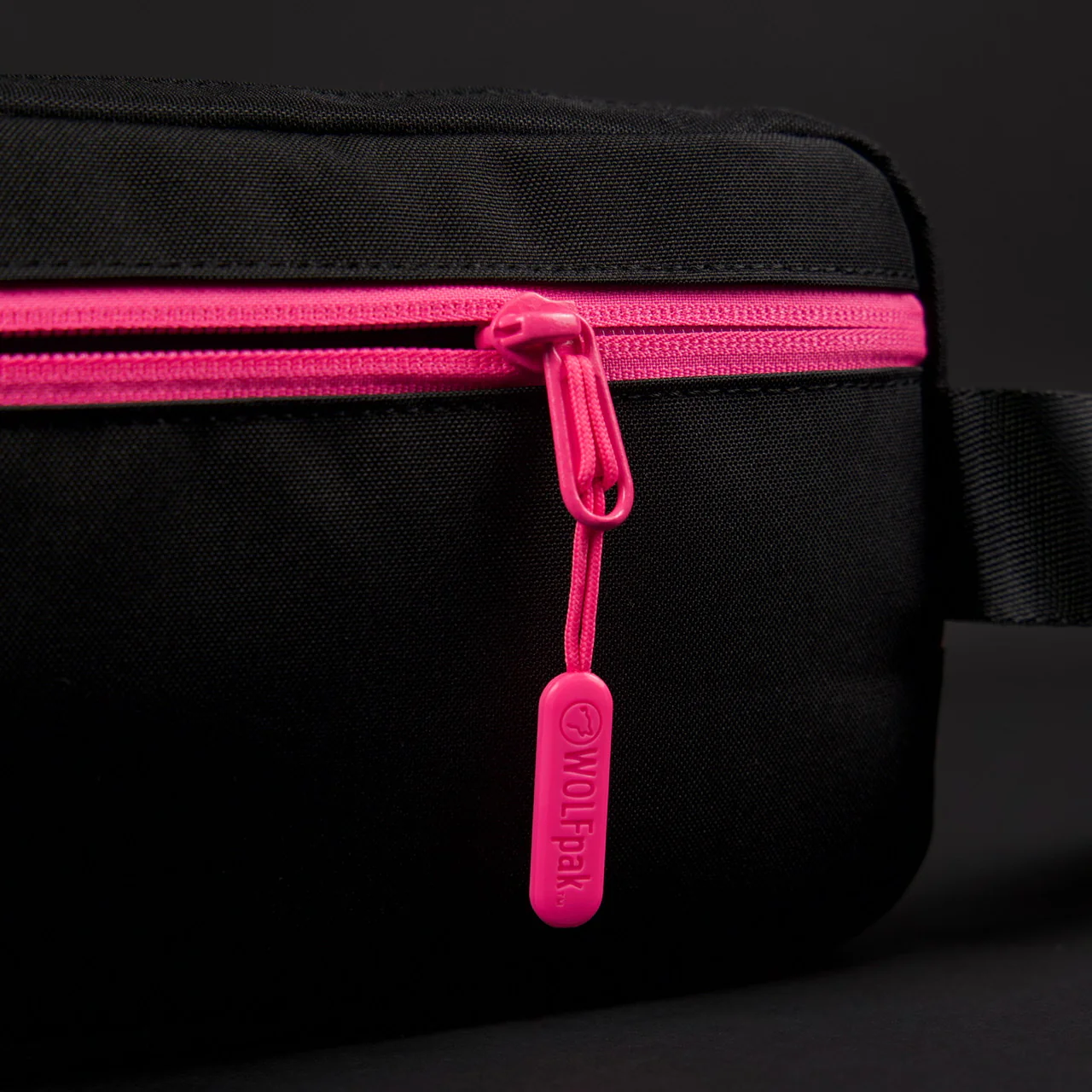 Crossbody Pack Black Neon Pink - Image 6
