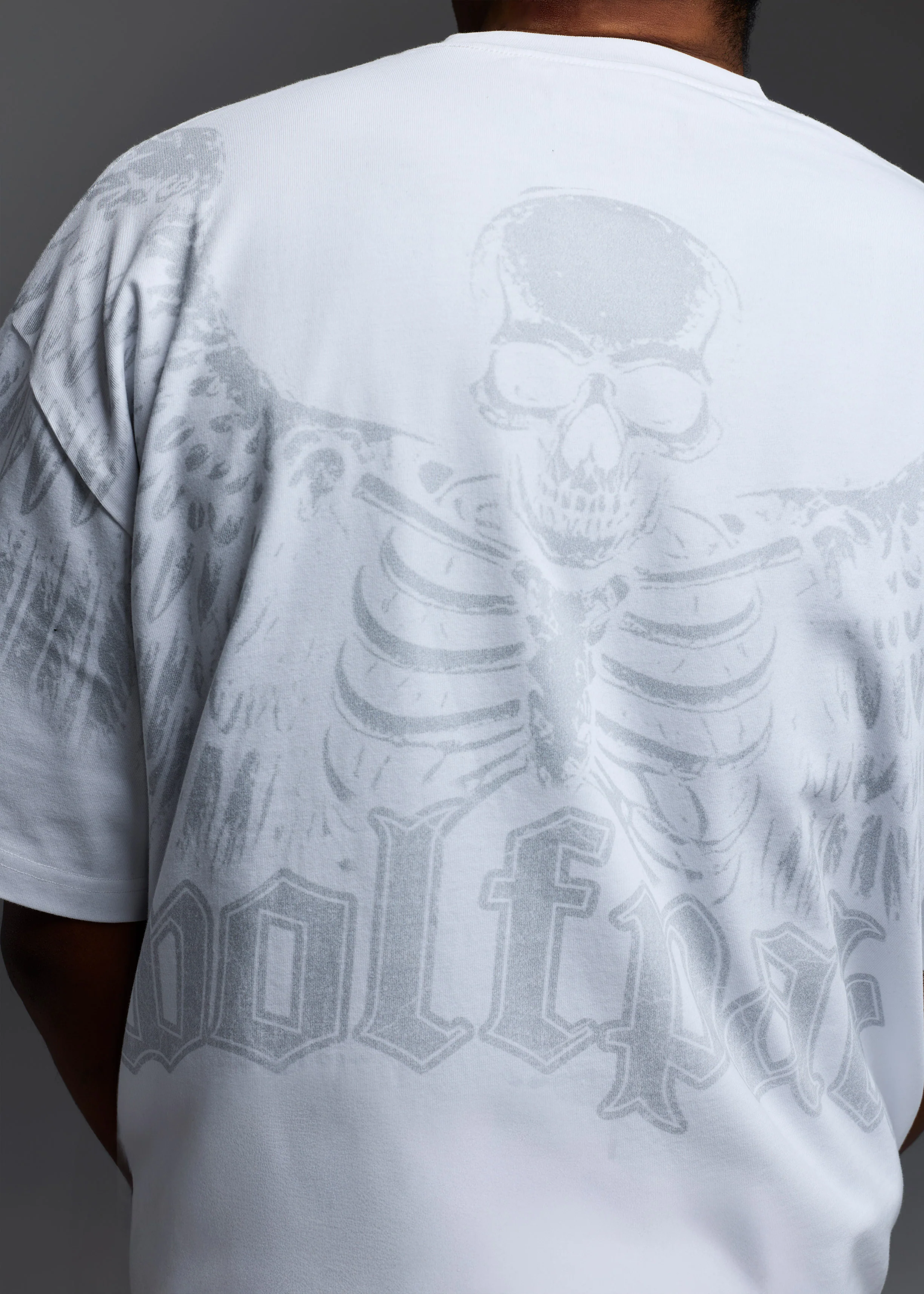 Deathwing White Graphic Tee - Image 7