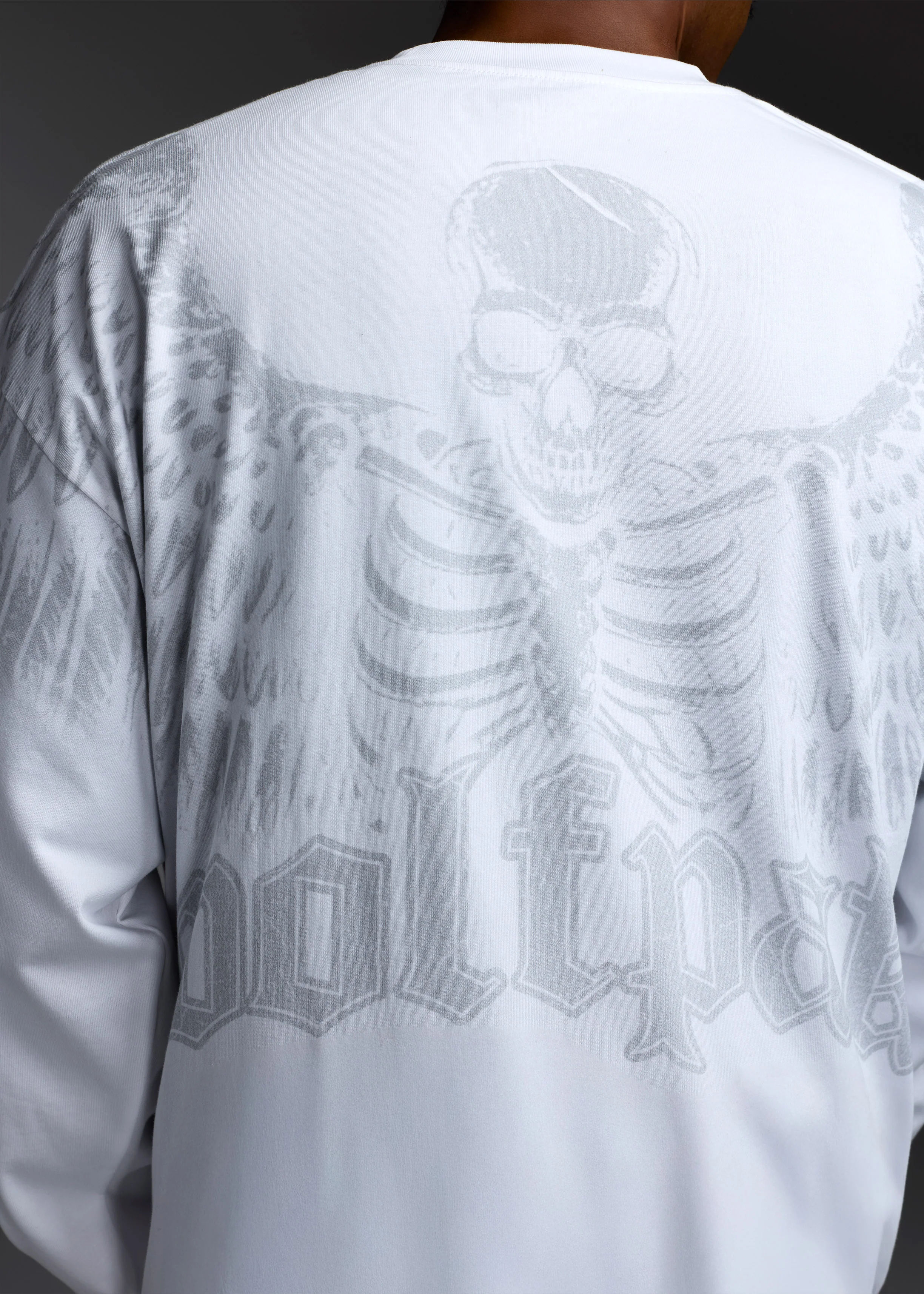 Deathwing White Long Sleeve Tee - Image 6