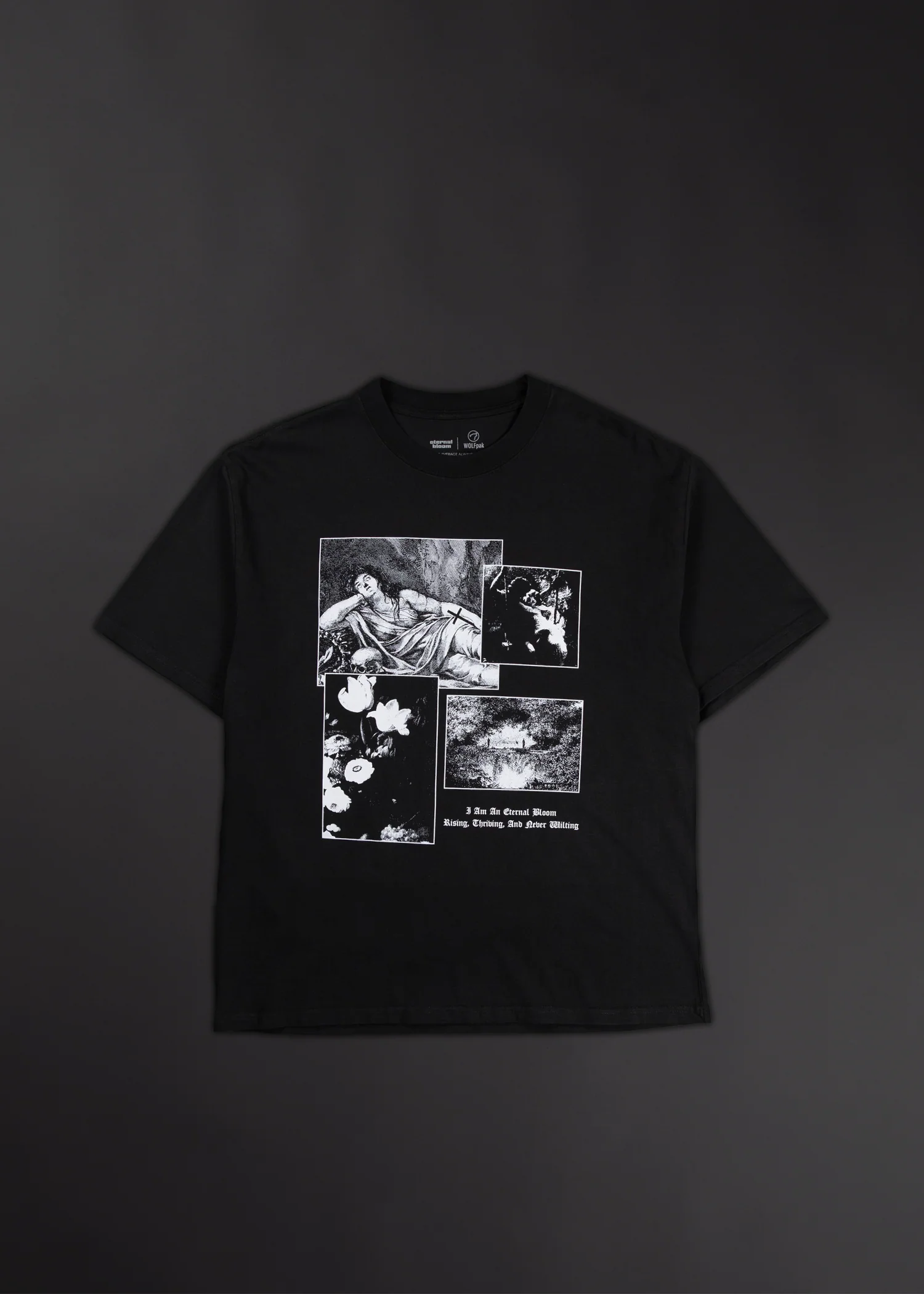 Eternal Bloom Graphic T-Shirt Bundle Black - Image 12