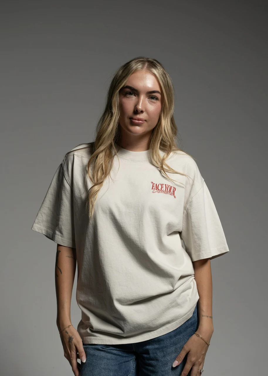 Face Your Demons Graphic T-Shirt Sale - Image 2