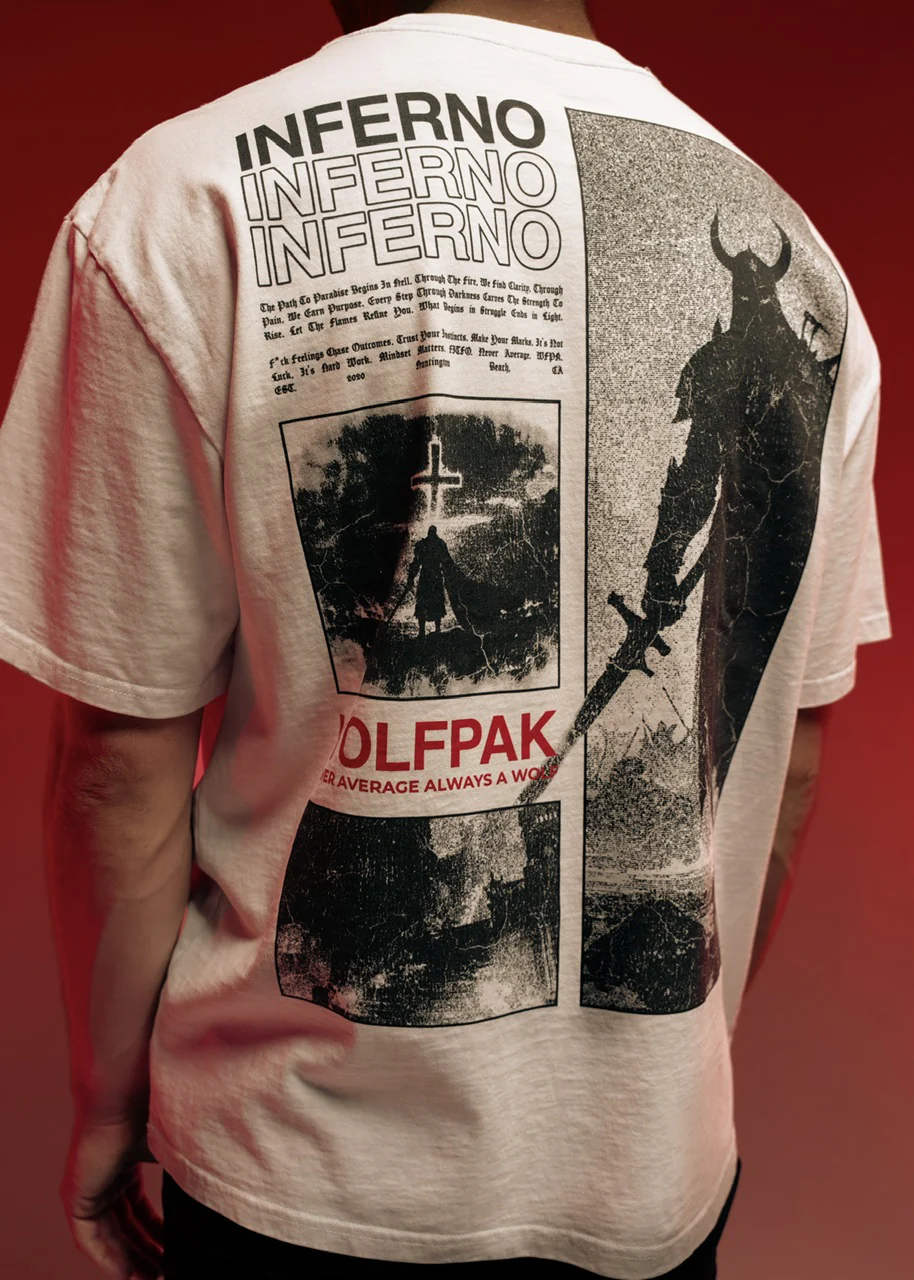 "Into The Abyss" Dante's Inferno Graphic T-Shirt Sale - Image 13