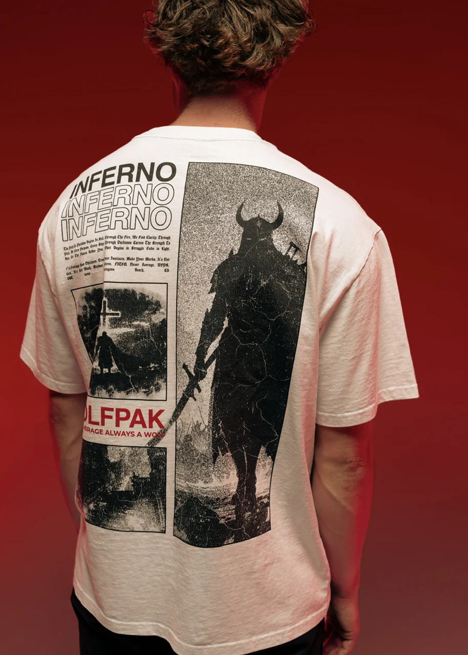 "Into The Abyss" Dante's Inferno Graphic T-Shirt Sale - Image 15