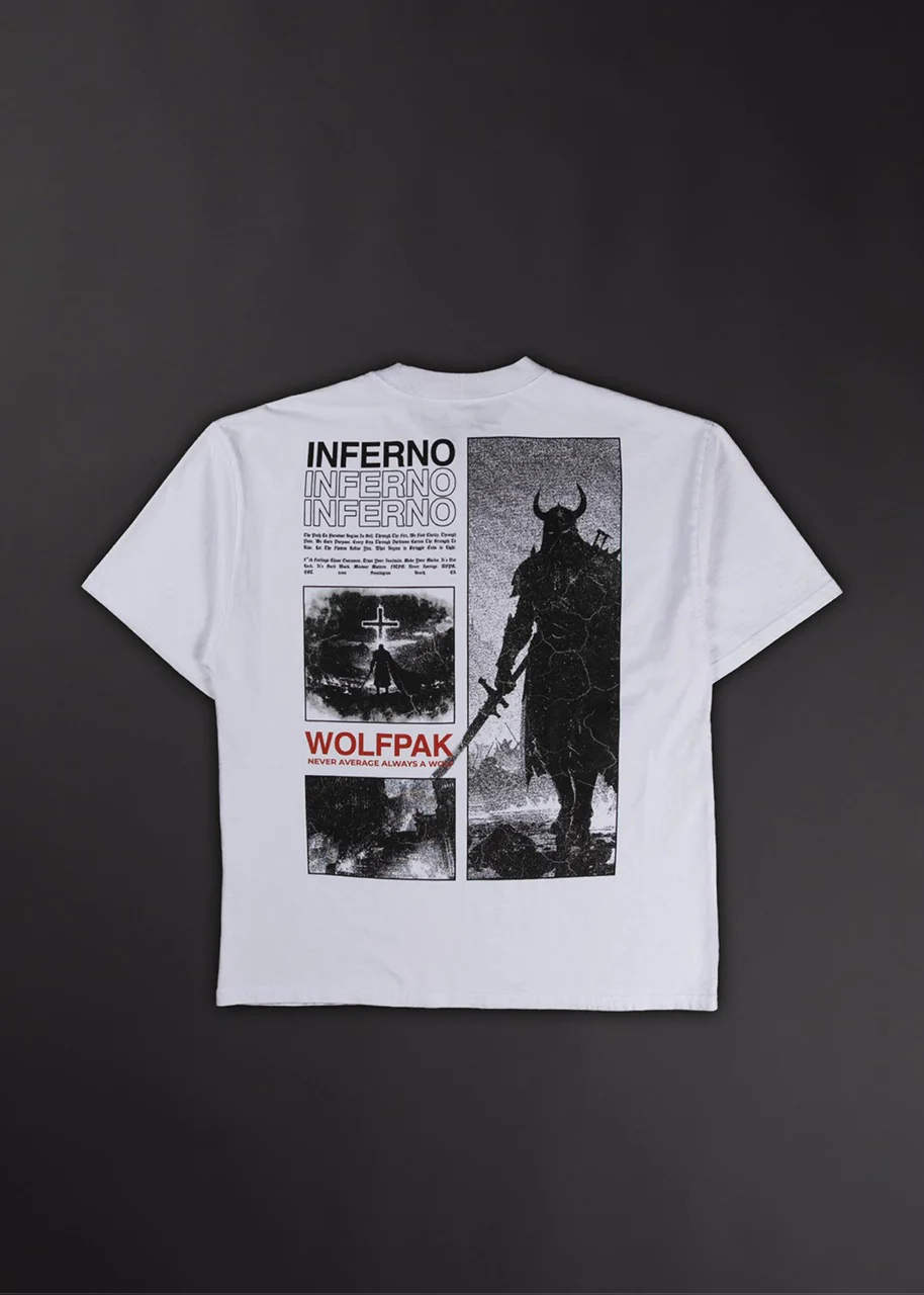 "Into The Abyss" Dante's Inferno Graphic T-Shirt Sale - Image 19