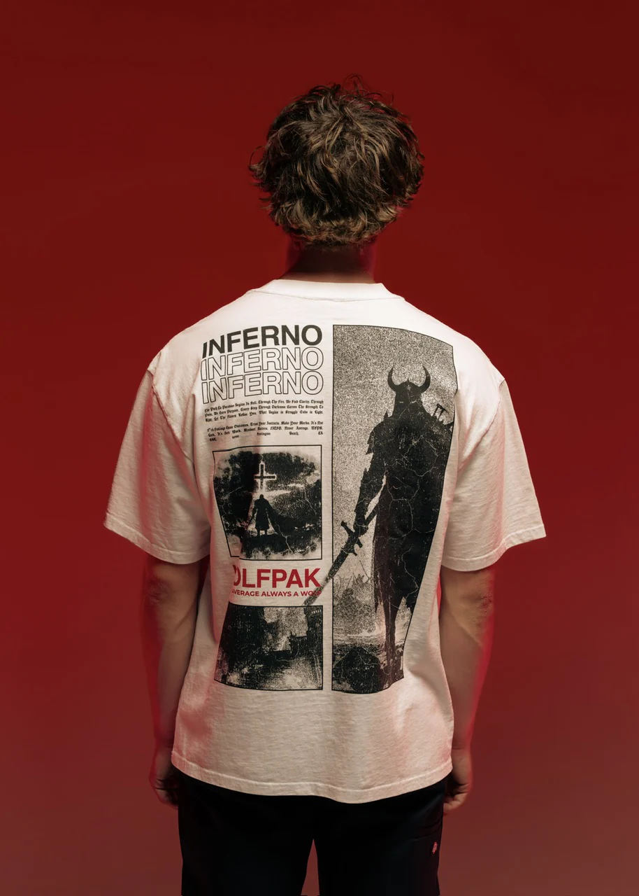 "Into The Abyss" Dante's Inferno Graphic T-Shirt Sale - Image 7