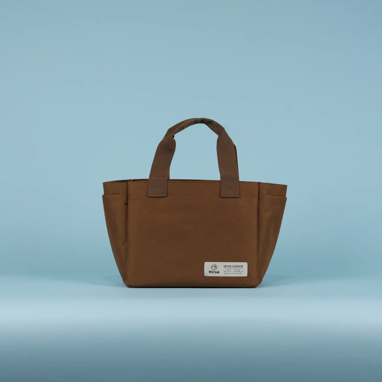 Mini Tote Bag Mocha Brown - Image 4