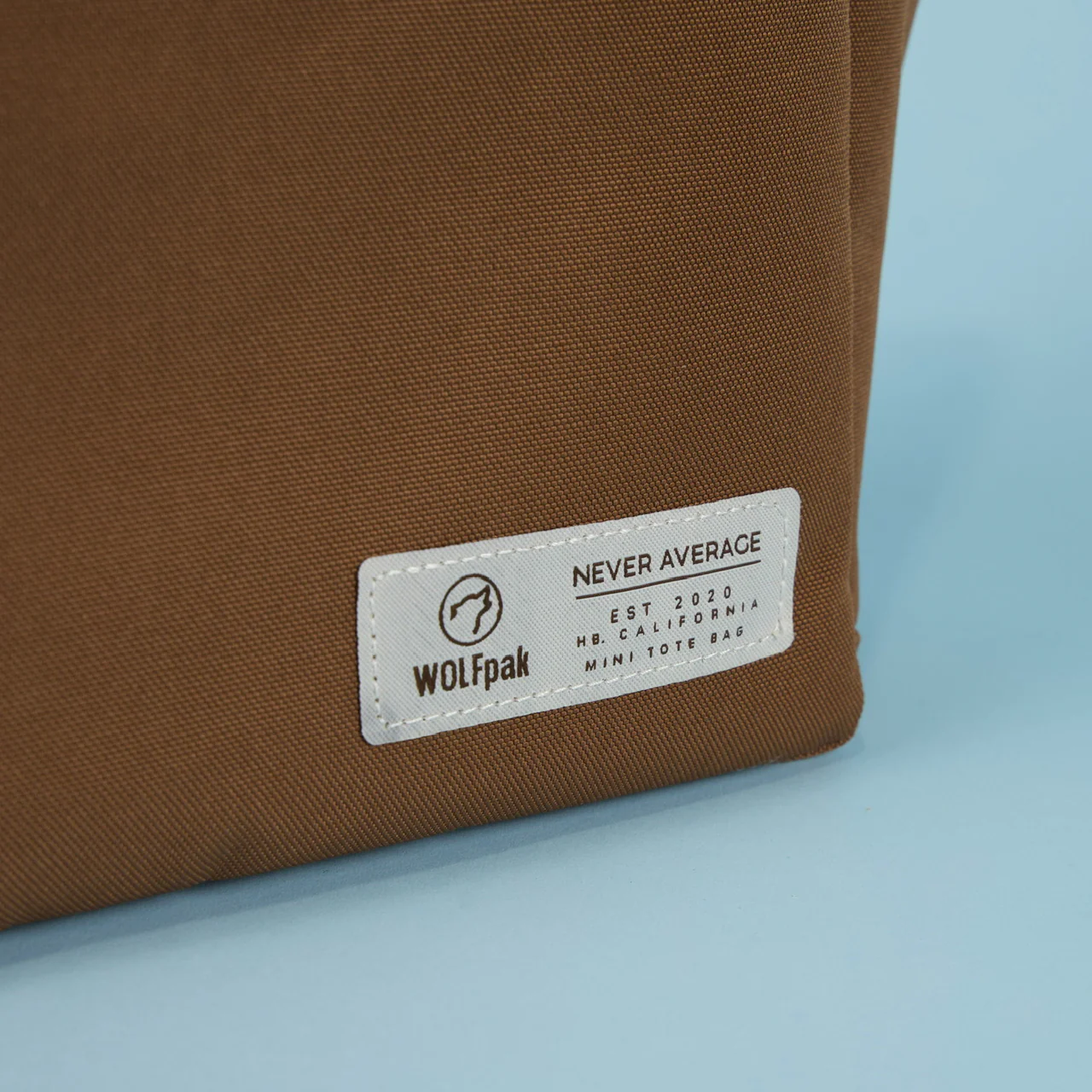 Mini Tote Bag Mocha Brown - Image 7