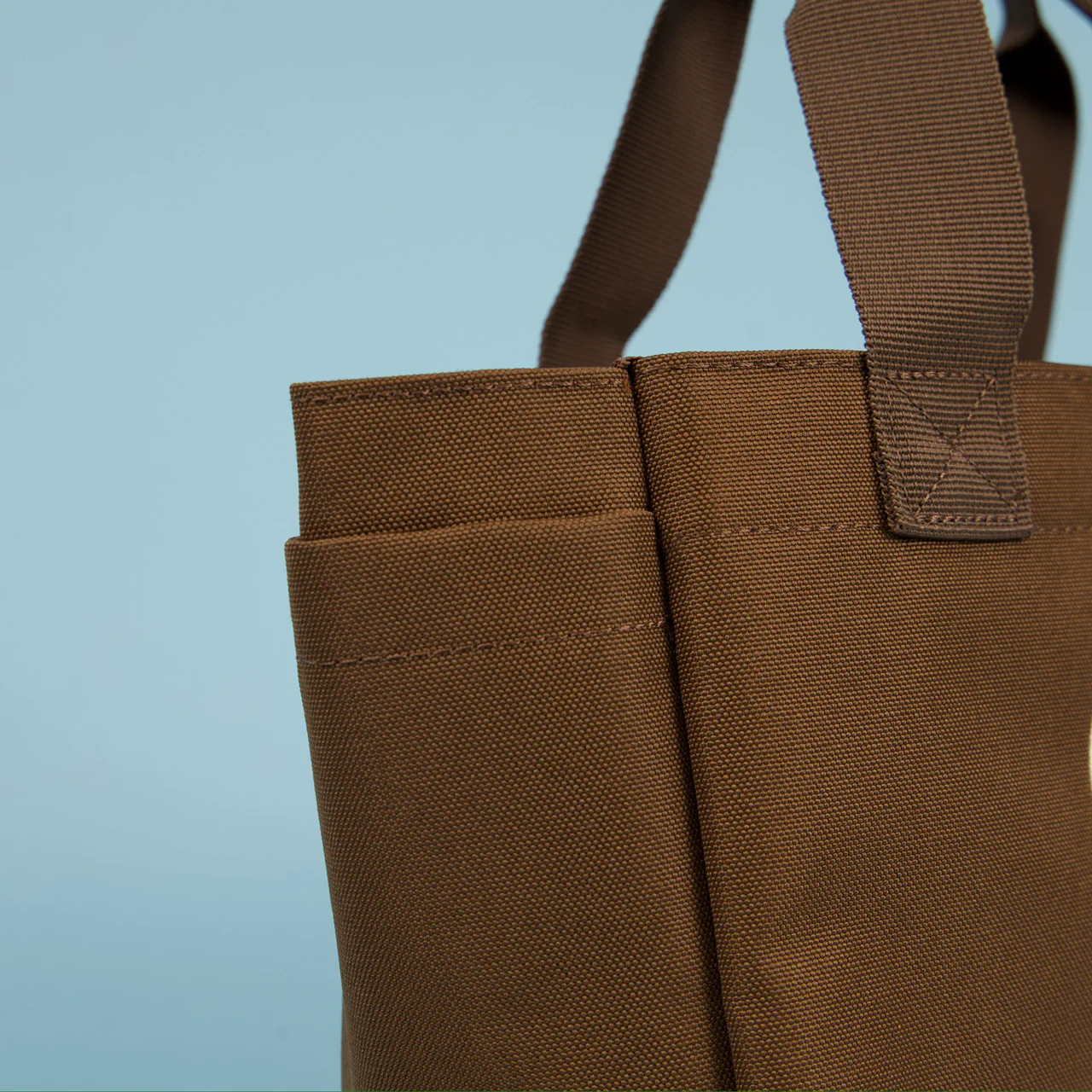 Mini Tote Bag Mocha Brown - Image 8