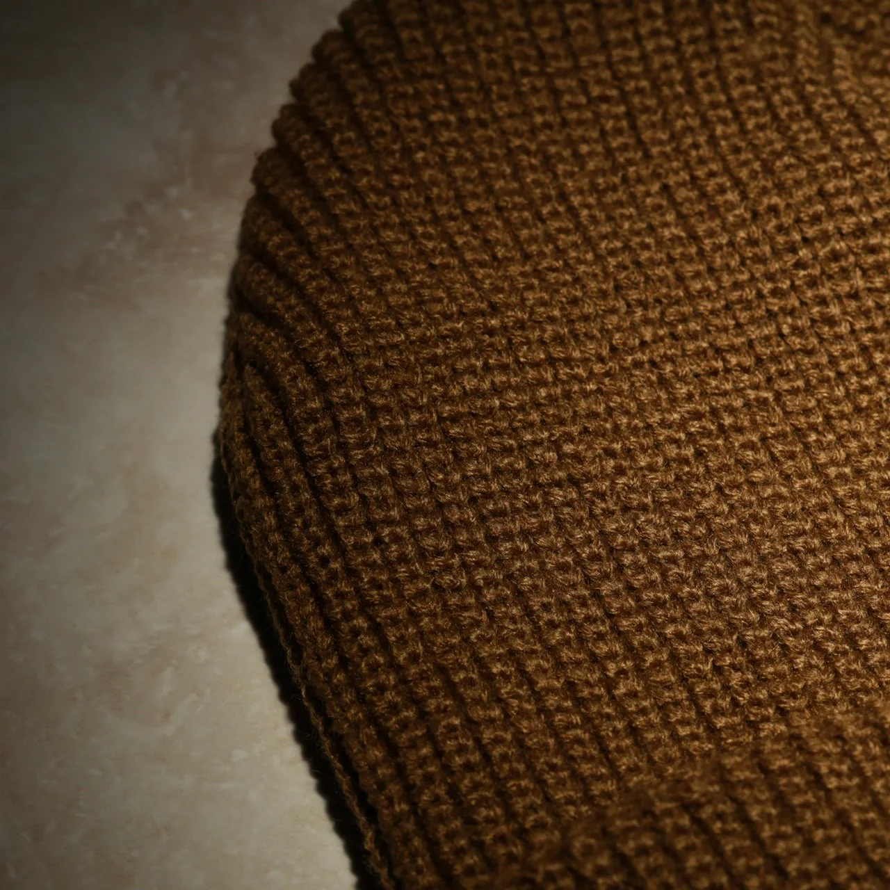 Mocha Brown Beanie - Image 4