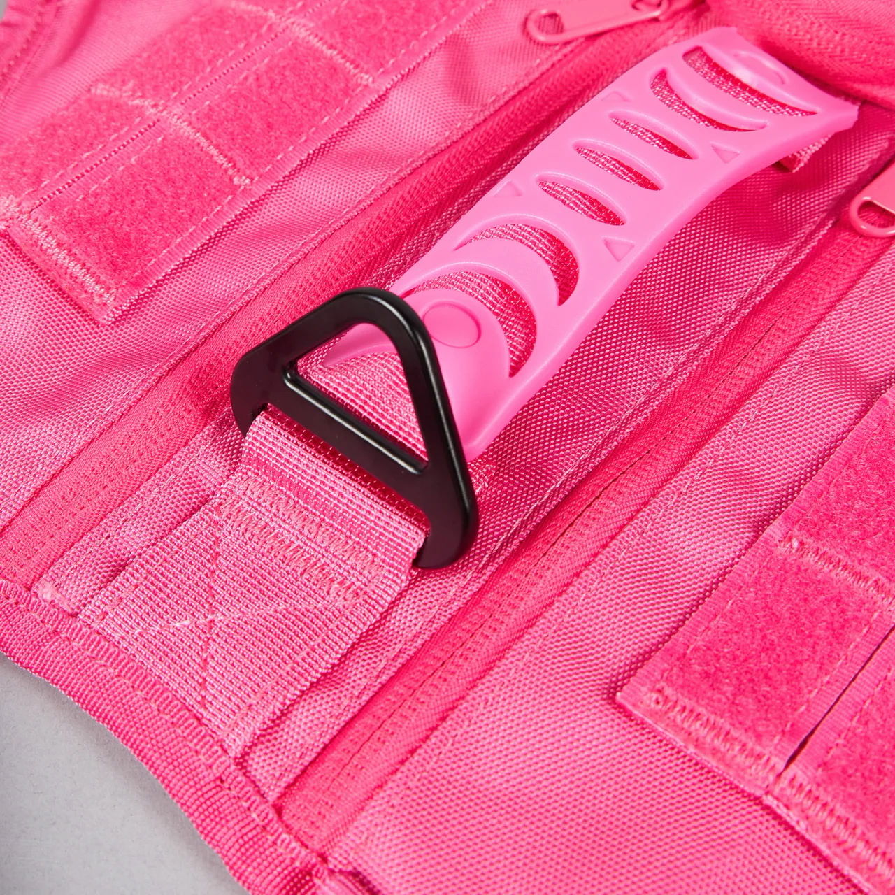 Neon Pink Tactical Dog Vest Harness - Image 12