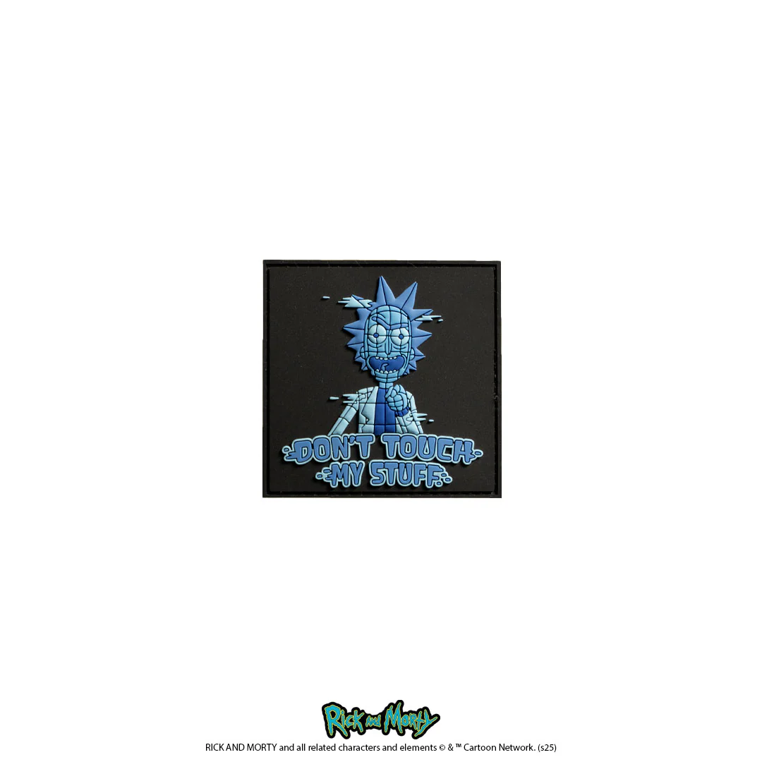 Rick and Morty Don't Touch My Stuff Patch Sale - Image 2