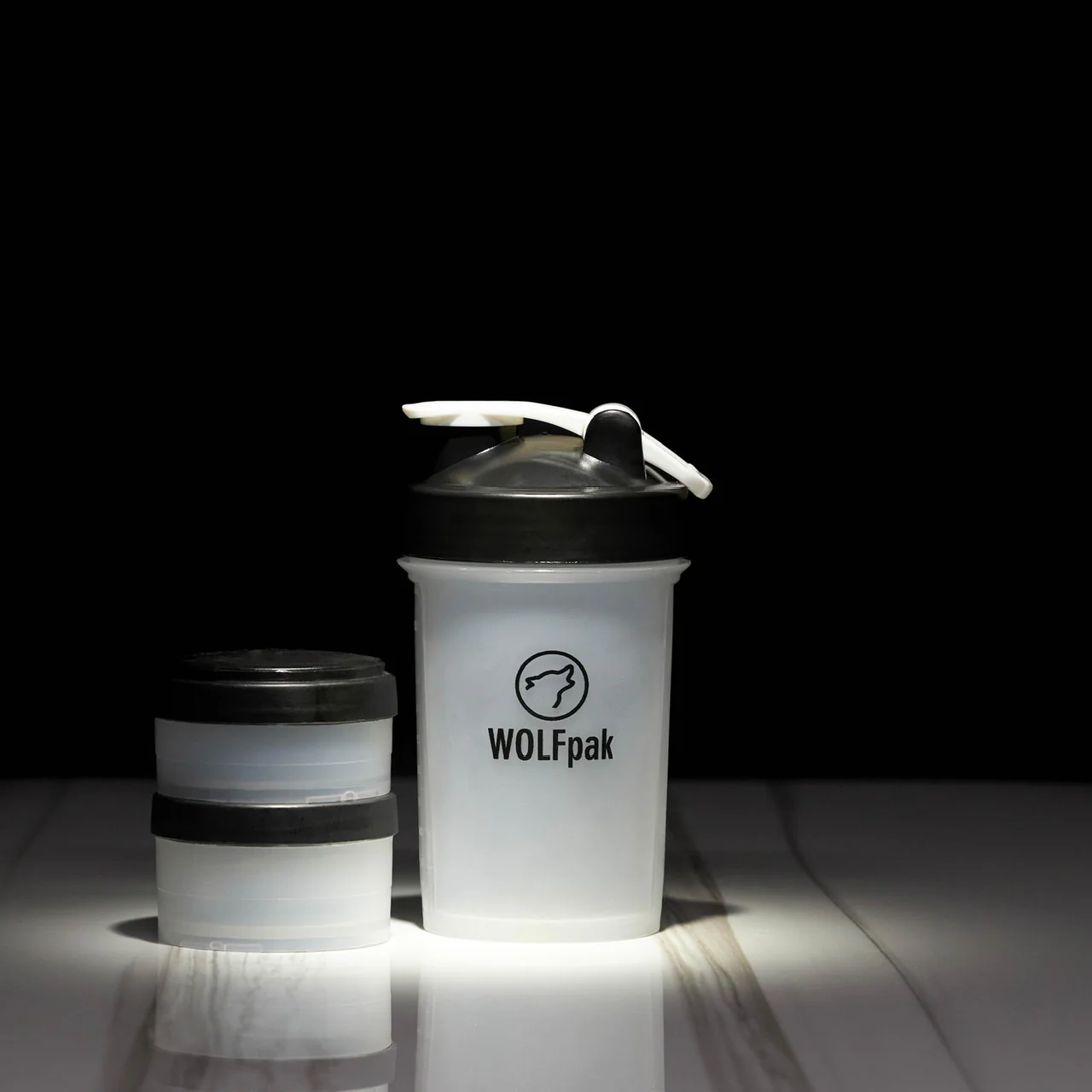 Shaker Bottle With Storage Compartments - Image 3