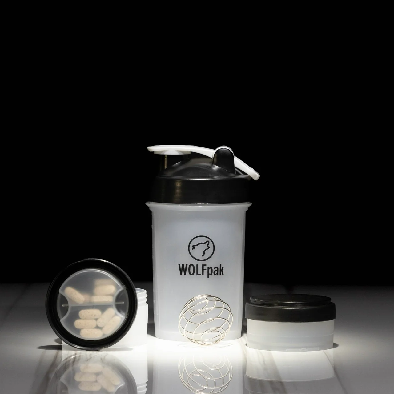 Shaker Bottle With Storage Compartments - Image 5