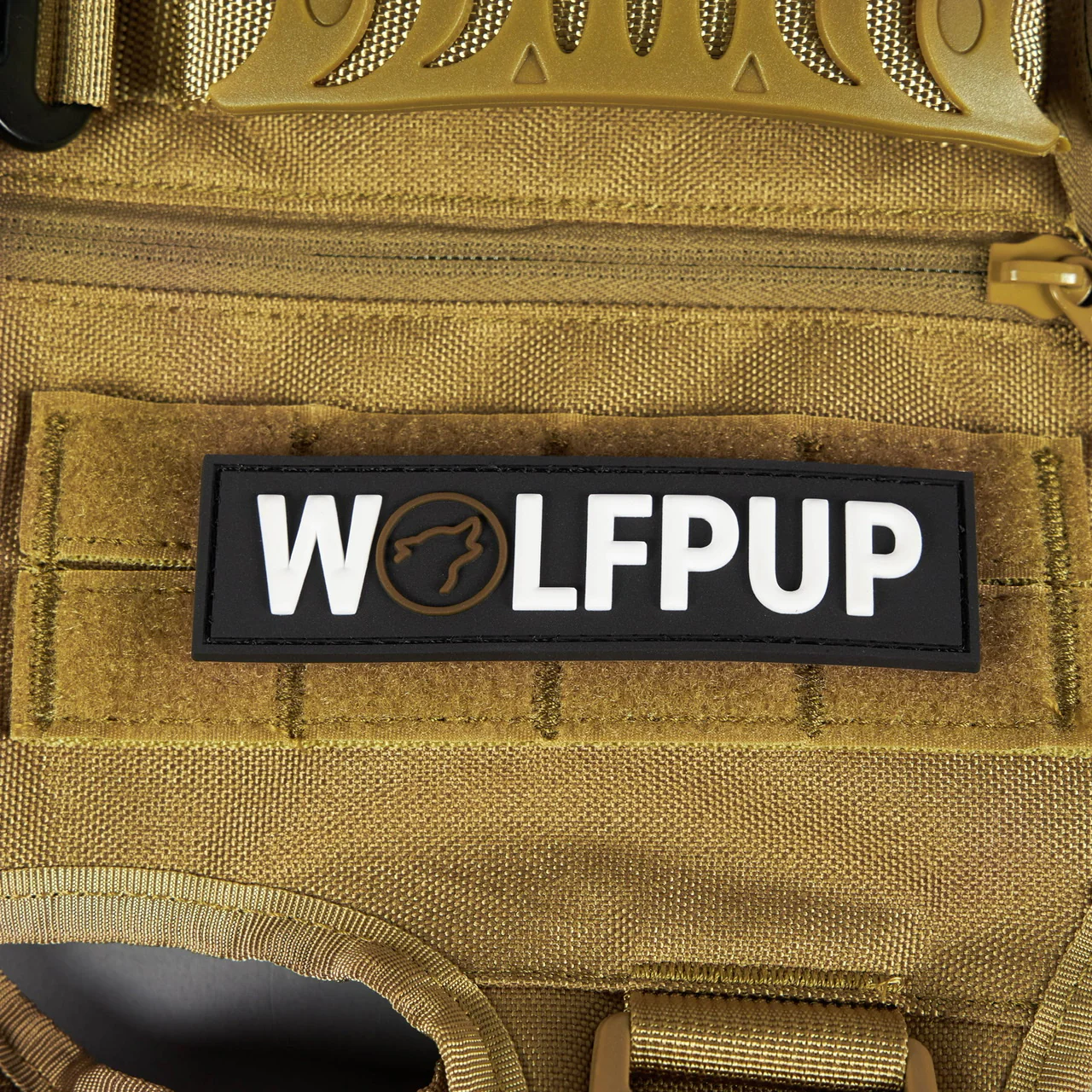 Khaki Tactical Dog Vest Harness - Image 9