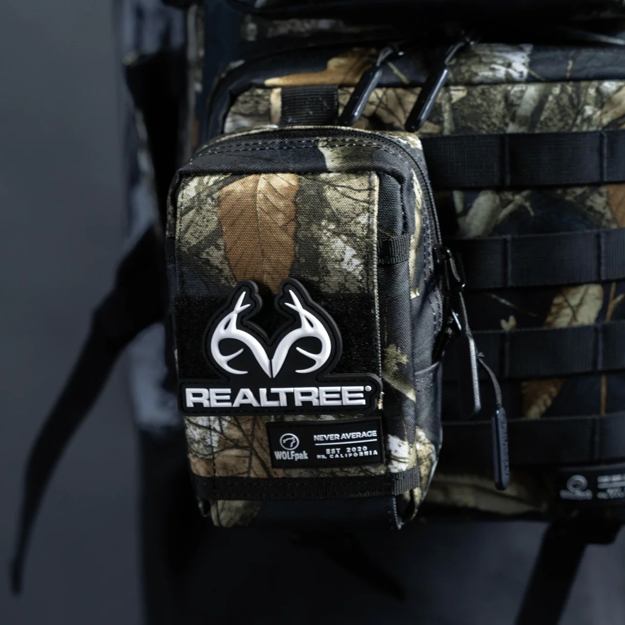 Tactical EDC Pouch Attachment Bag Realtree Edge Black - Image 5