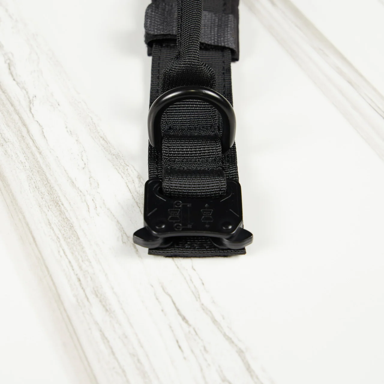 Tactical Nylon Dog Collar Black - Image 4