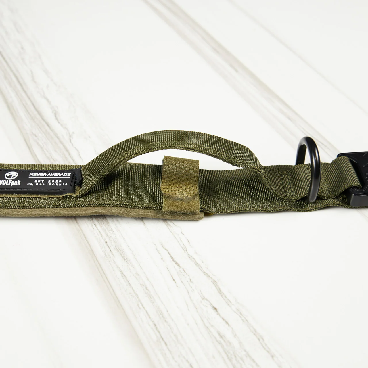 Tactical Nylon Dog Collar Green - Image 5