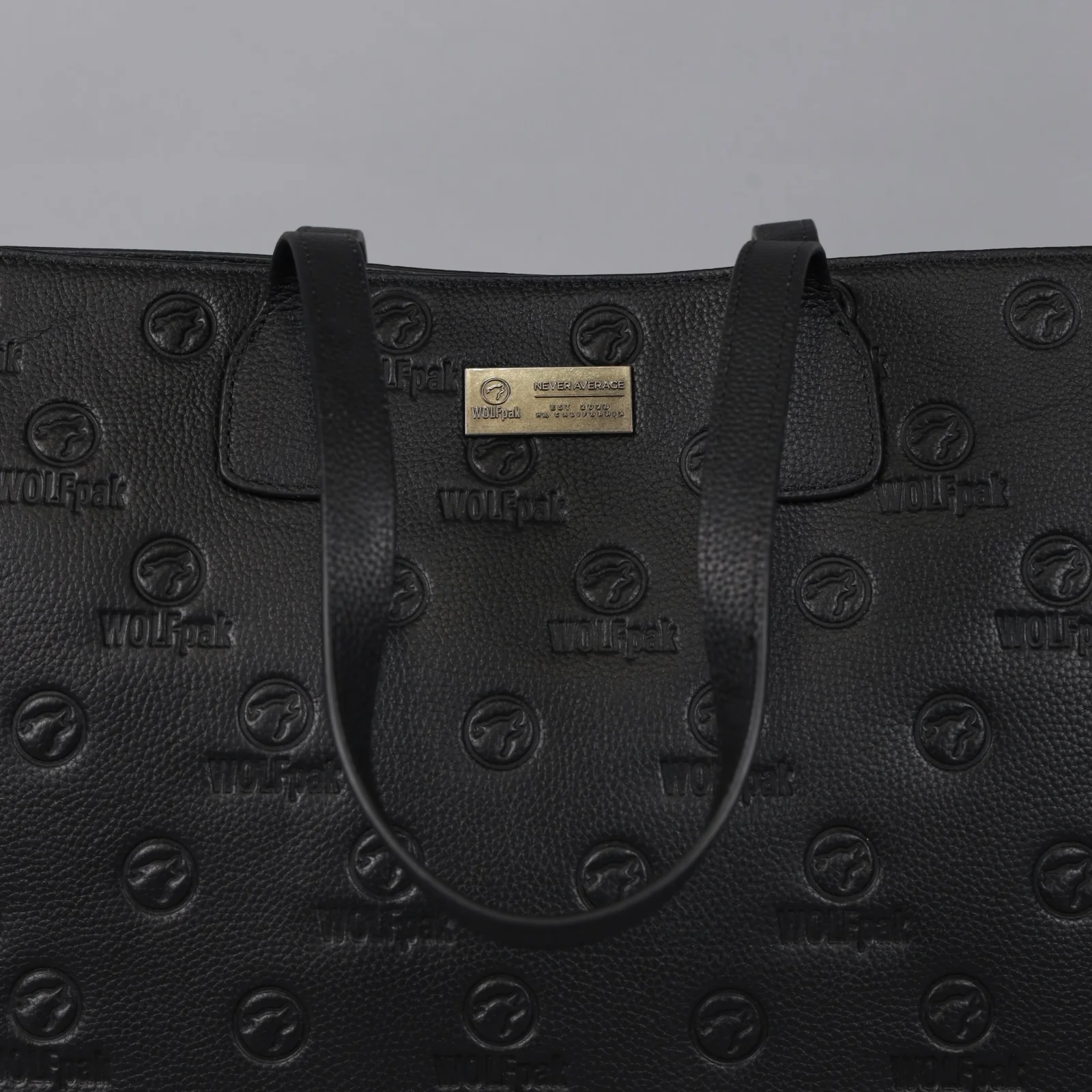 Tote Bag Black Luxury Leather - Image 16
