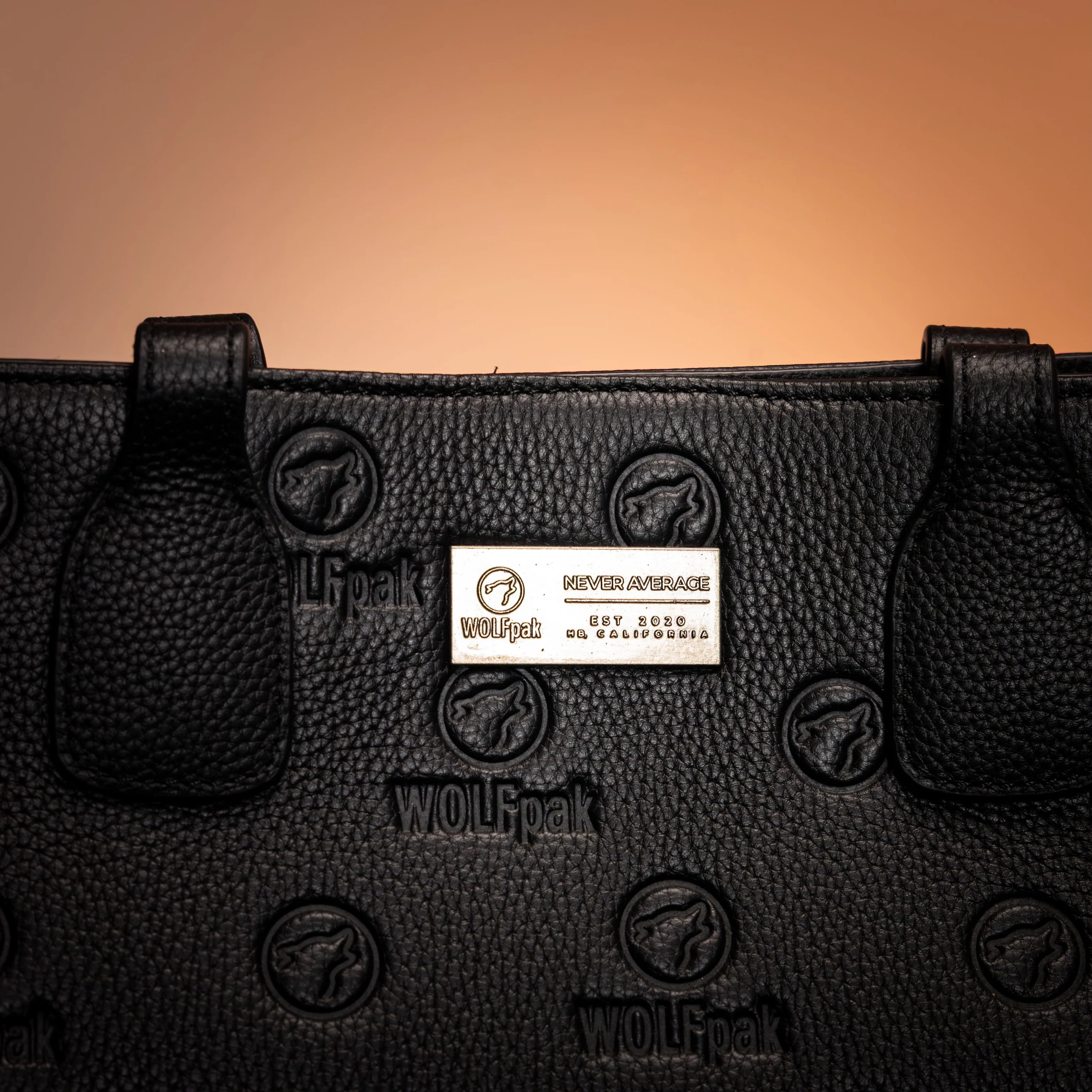 Tote Bag Black Luxury Leather - Image 4