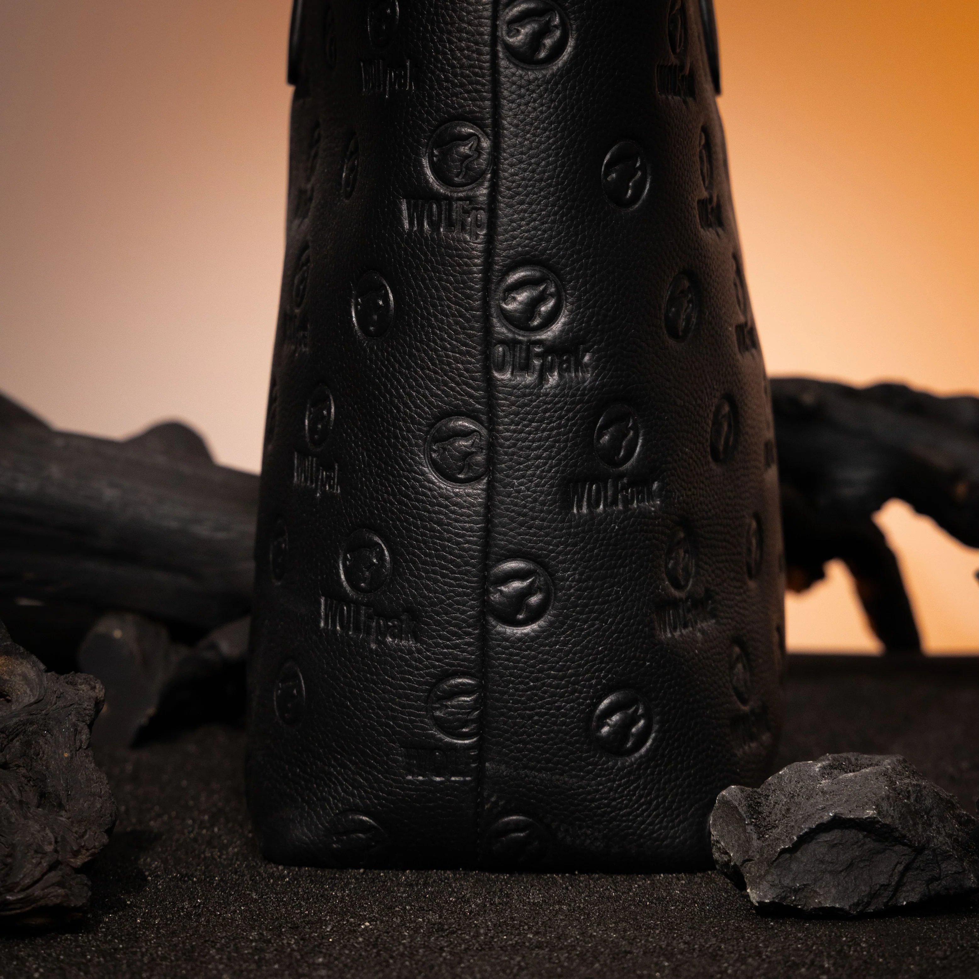 Tote Bag Black Luxury Leather - Image 5