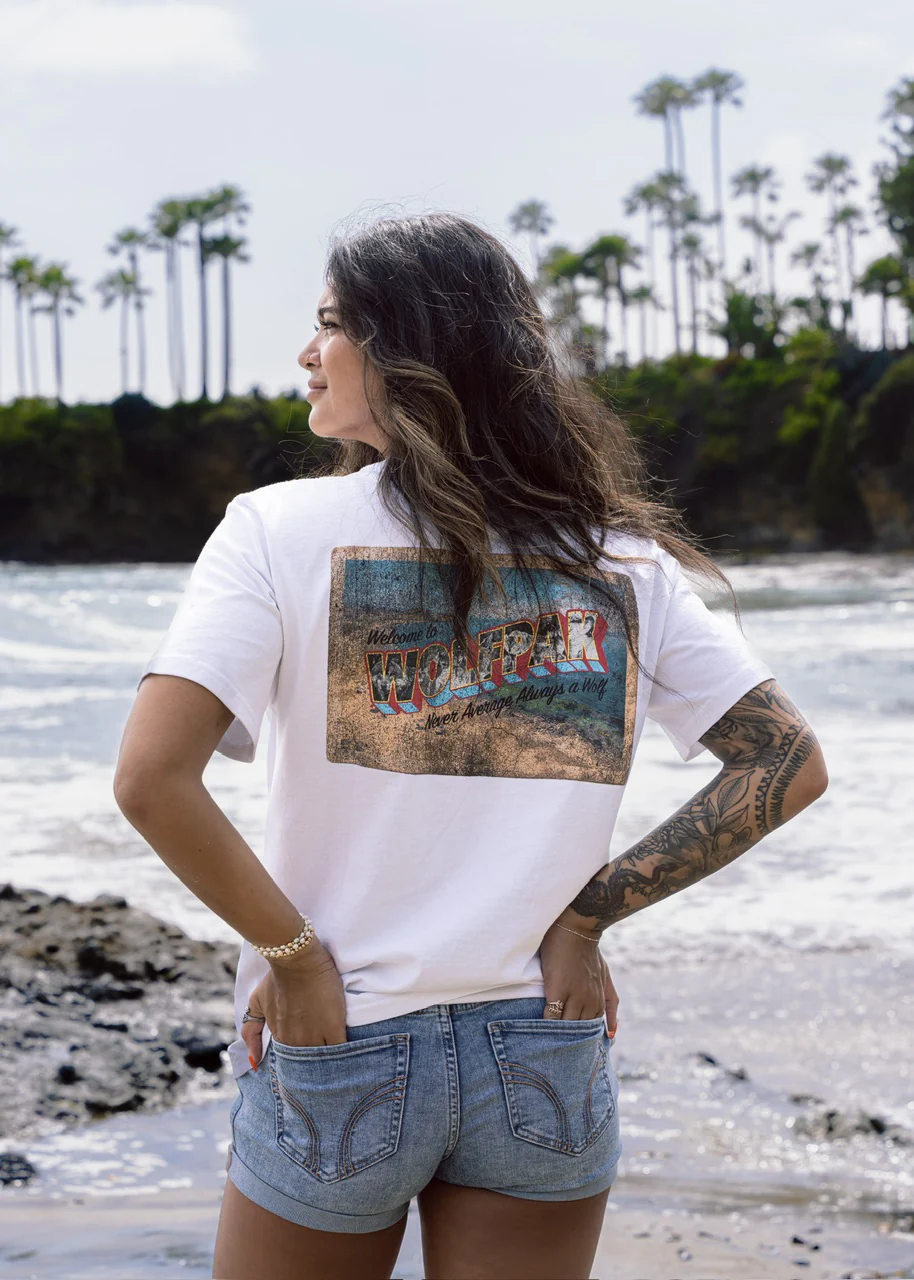 Welcome To WOLFpak Graphic T-Shirt Tropical Rebellion Sale - Image 4