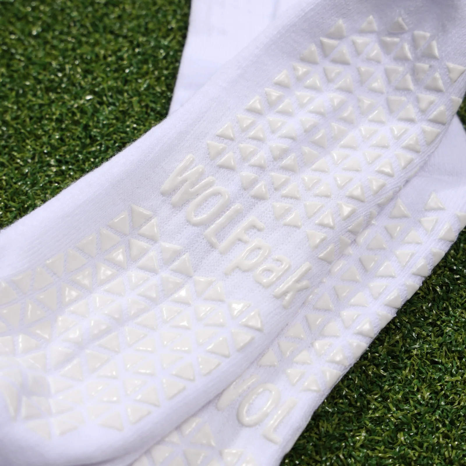 Arctic White Grip Socks - Image 3